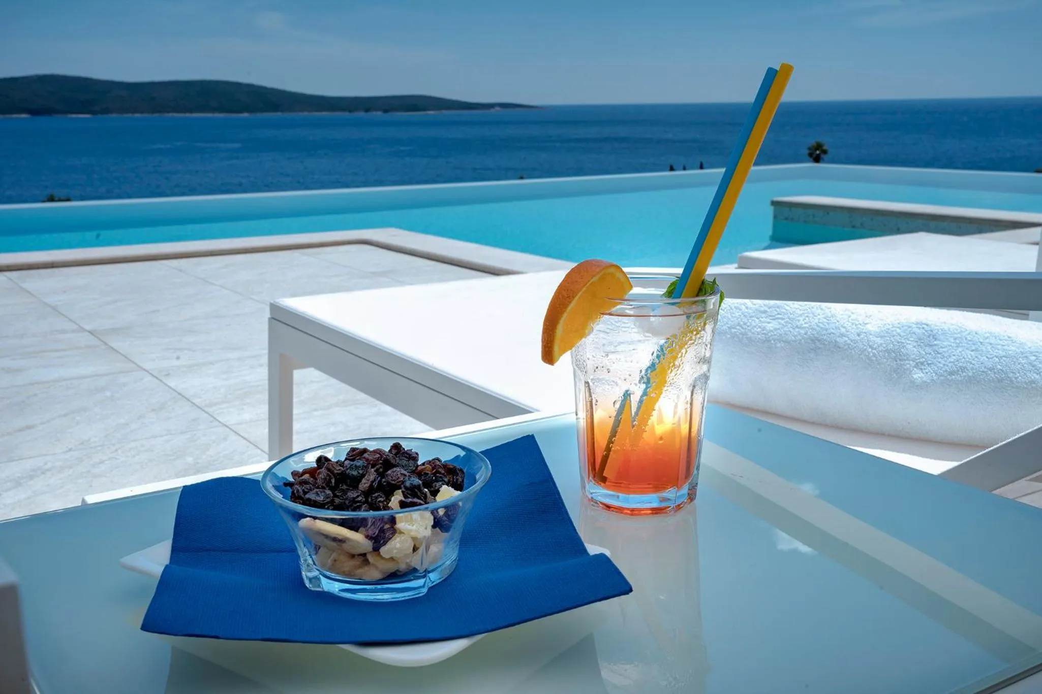 Pool view in Stella Mare Eco Boutique House