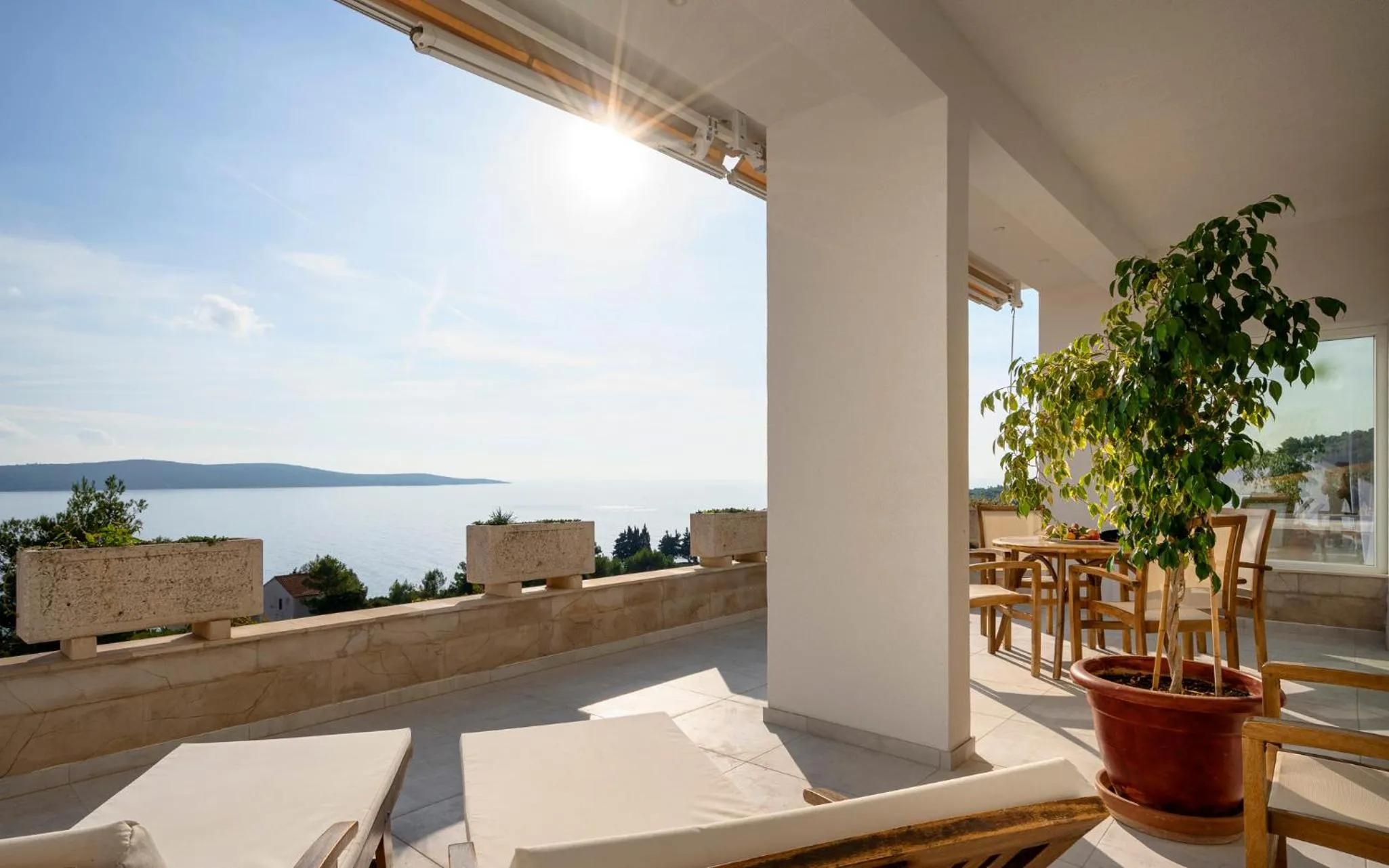 Balcony/Terrace in Stella Mare Eco Boutique House