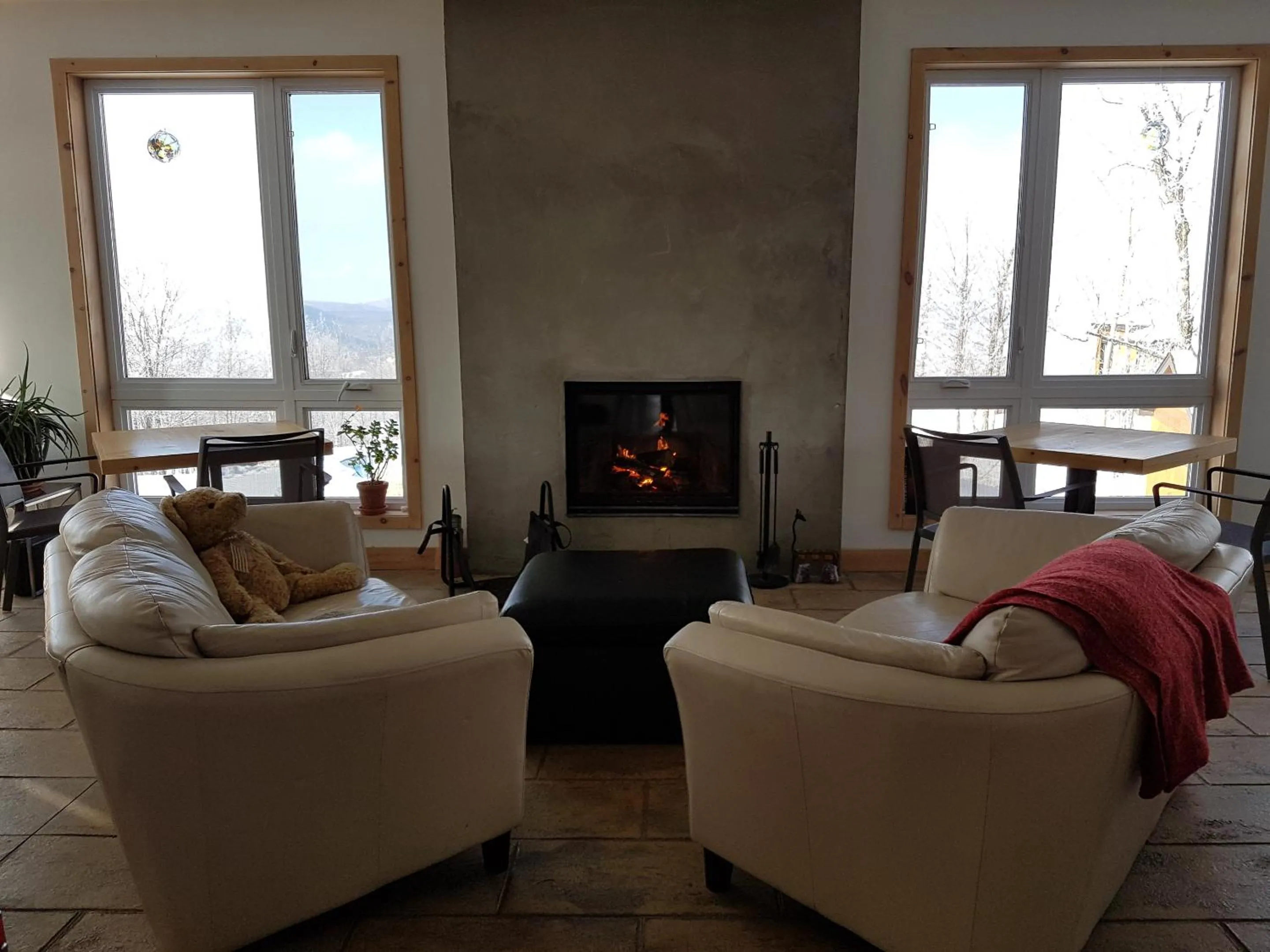 Living room in Éco Spa Highland