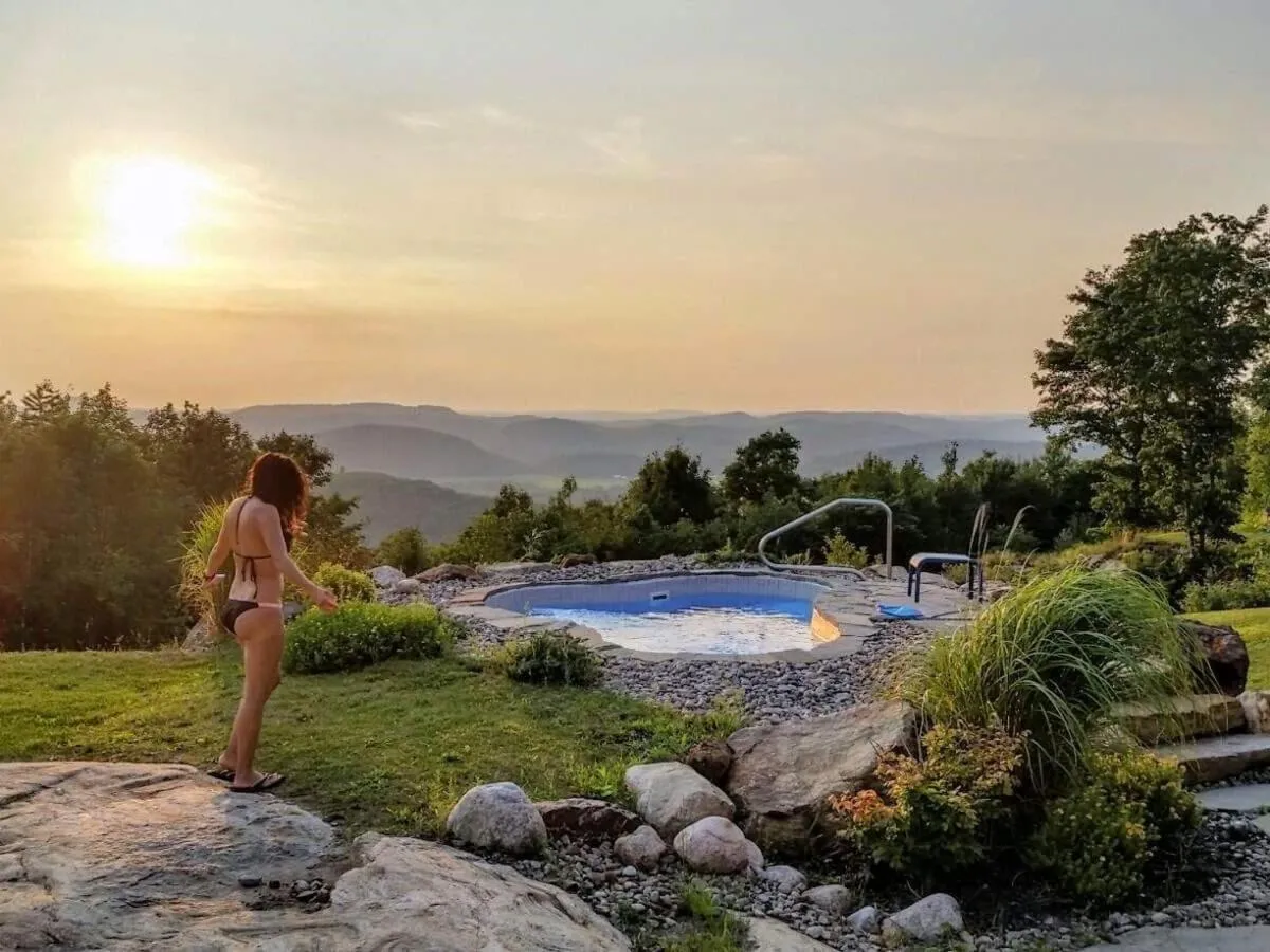 View (from property/room) in Éco Spa Highland