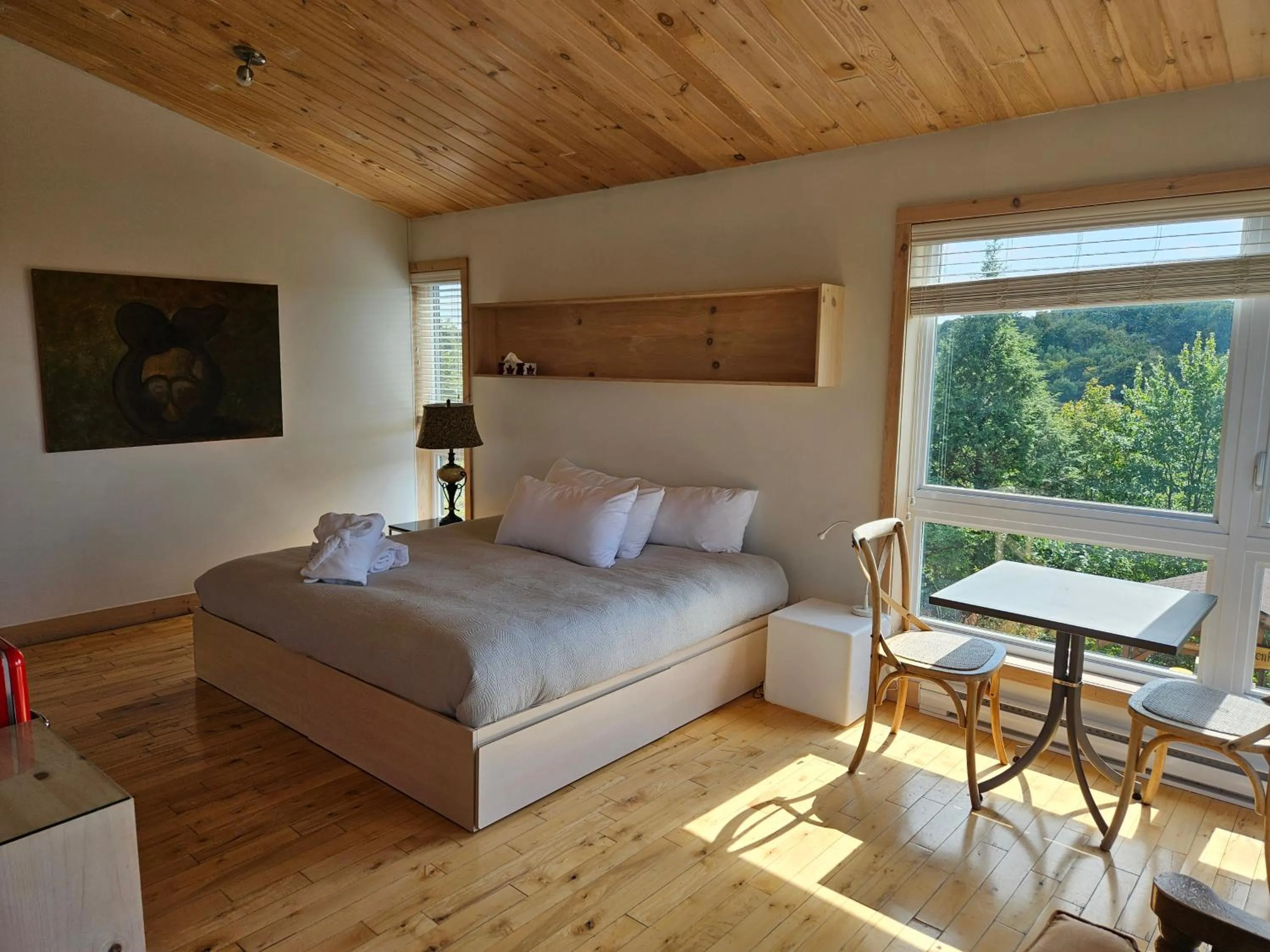 Bed in Éco Spa Highland