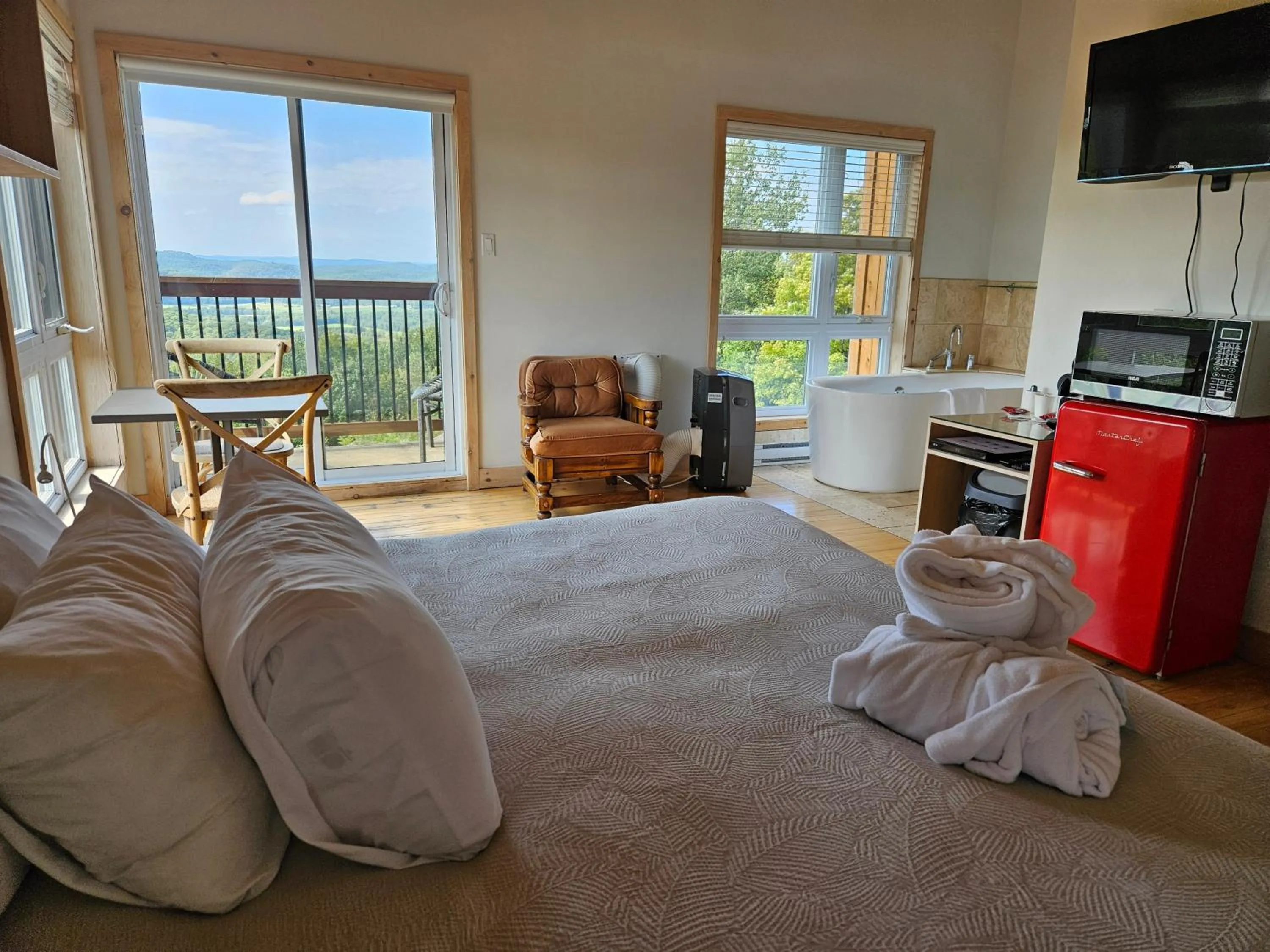 Bed in Éco Spa Highland