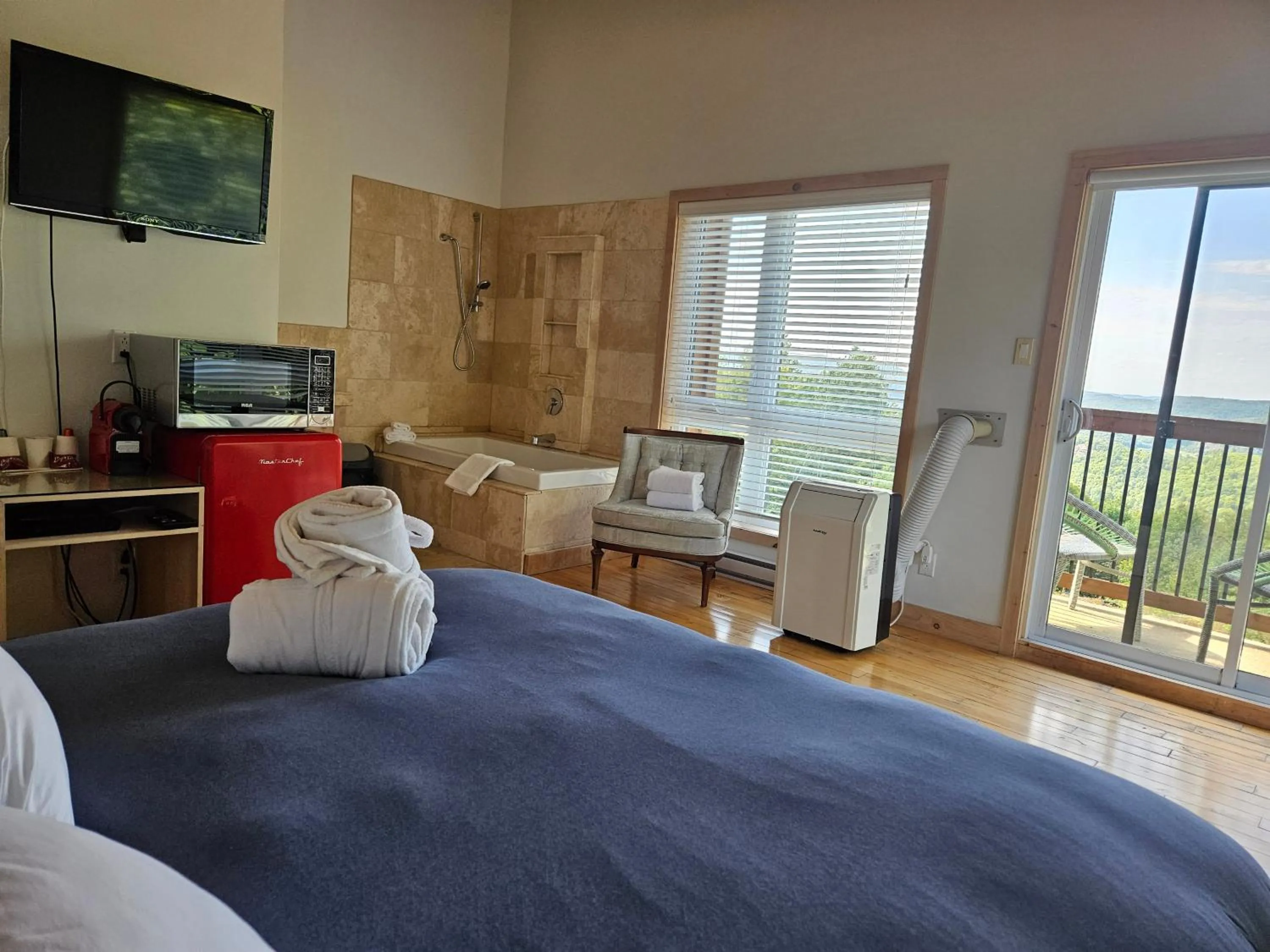 Bedroom, Bed in Éco Spa Highland