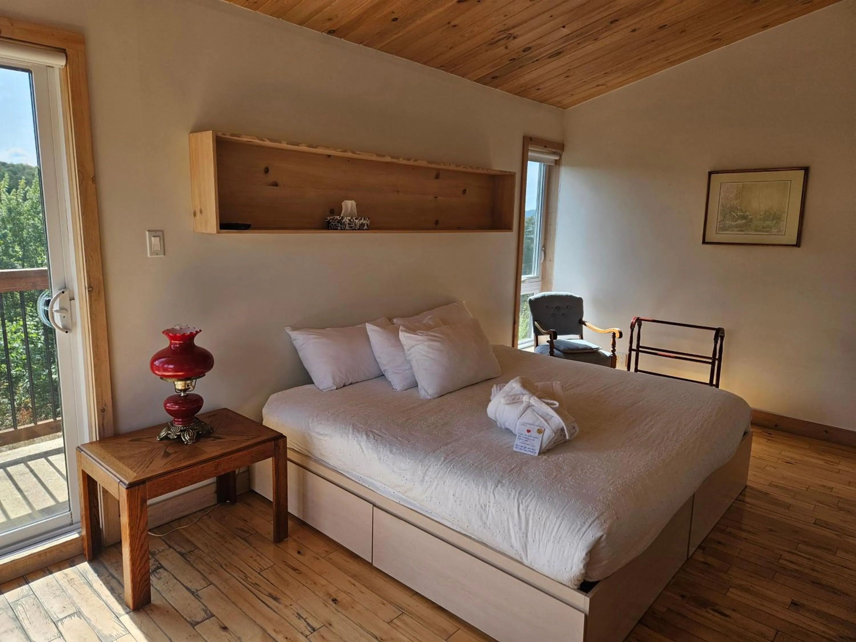 Bedroom, Bed in Éco Spa Highland