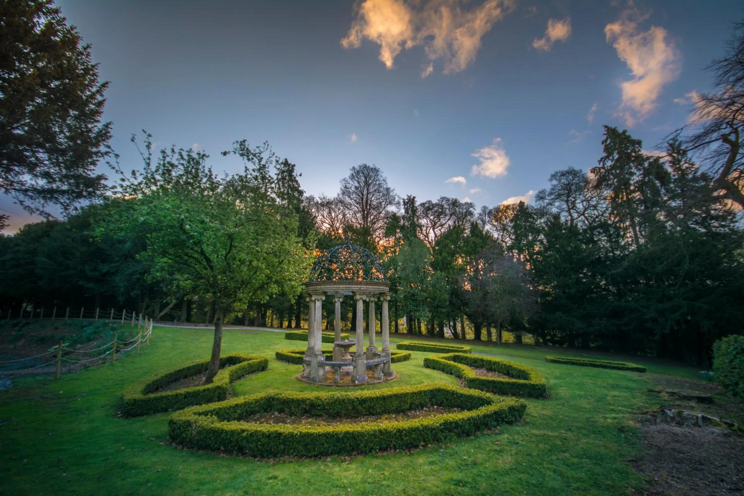Garden view in Appleby Castle