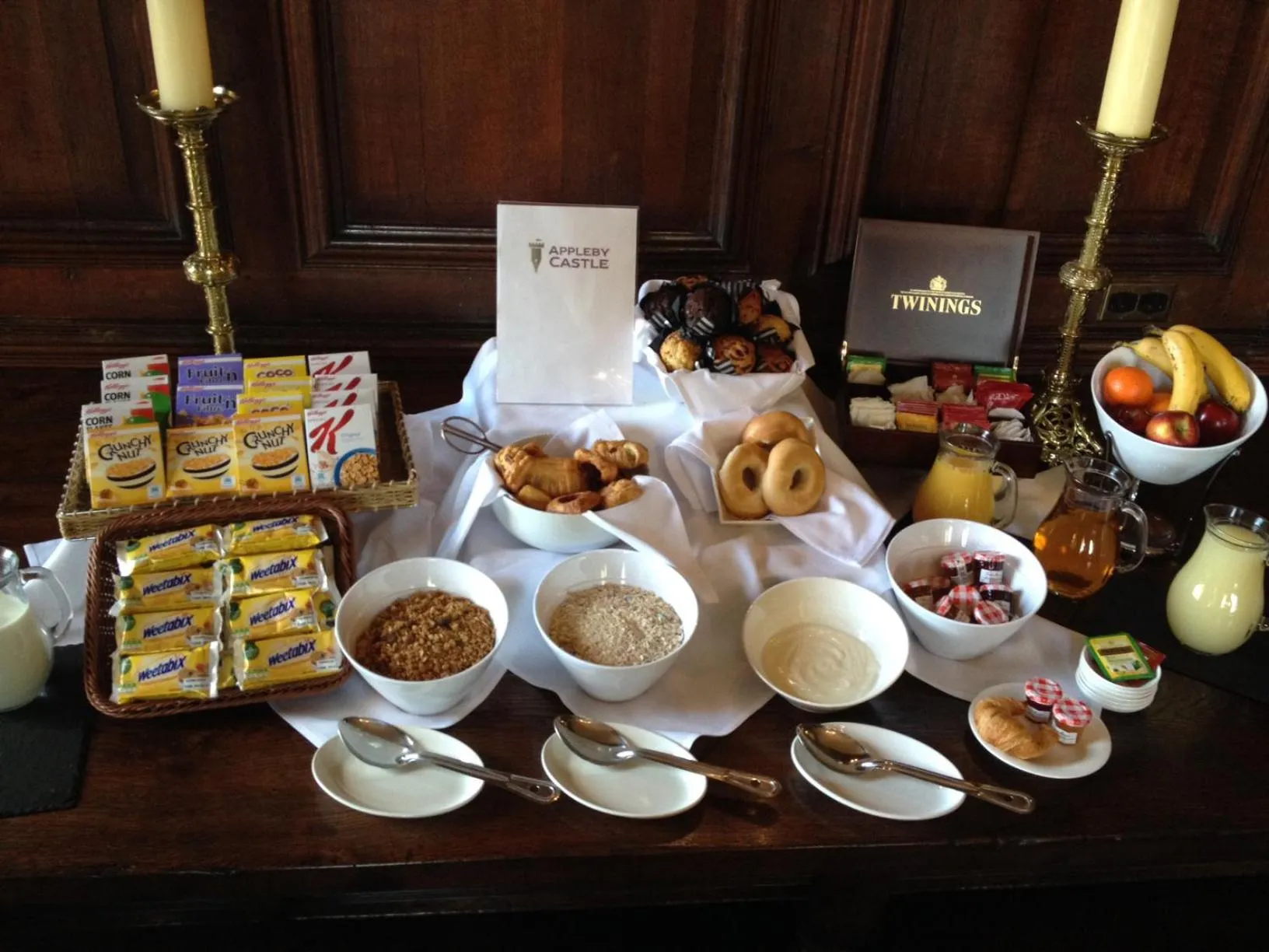 Breakfast in Appleby Castle