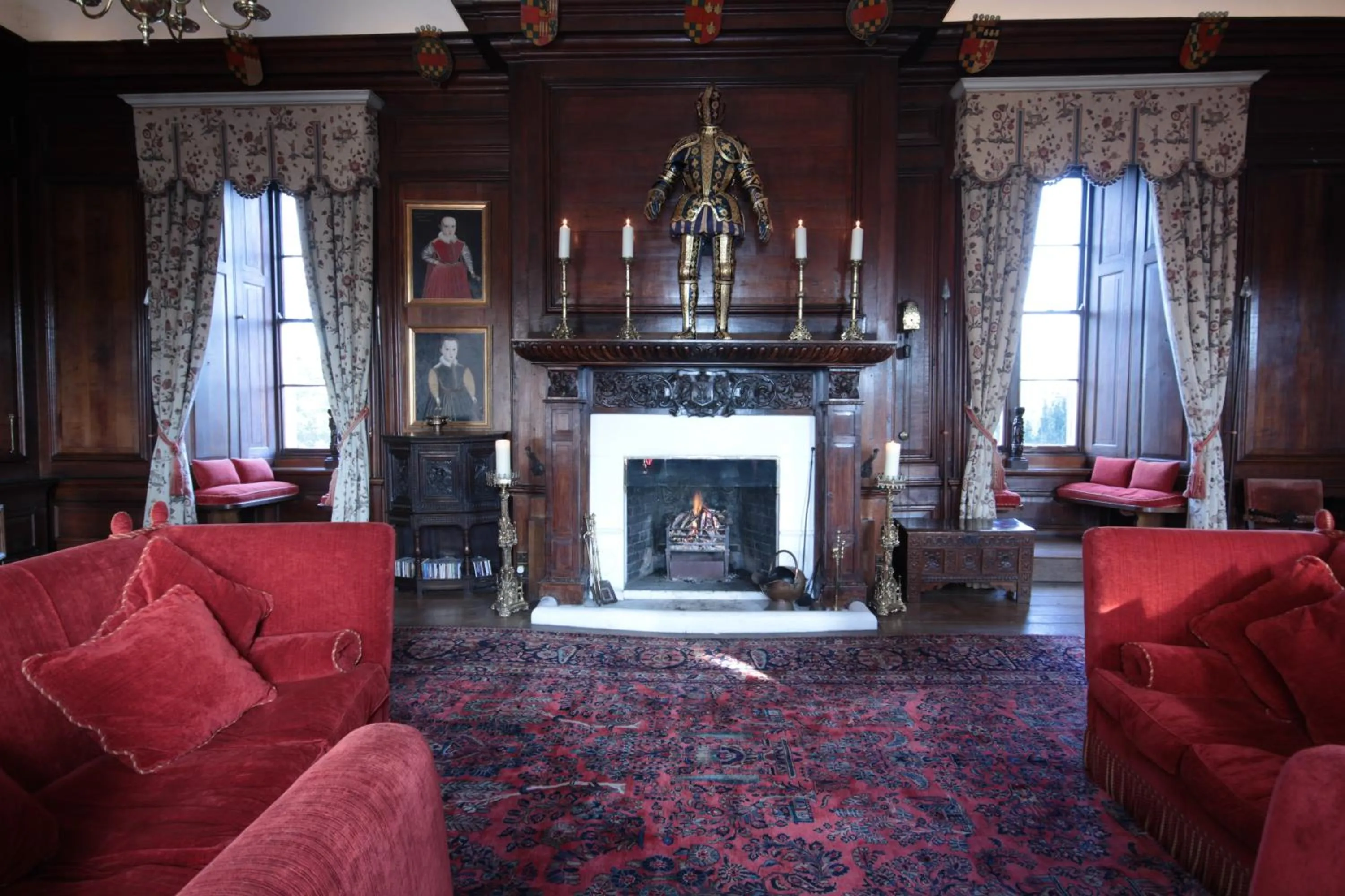 Communal lounge/ TV room in Appleby Castle