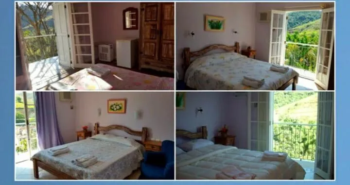 Bed in Pousada D'amoras