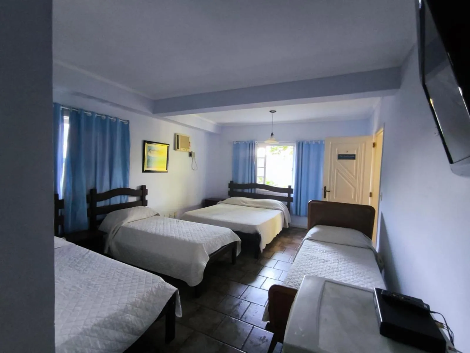 Bed in Pousada D'amoras