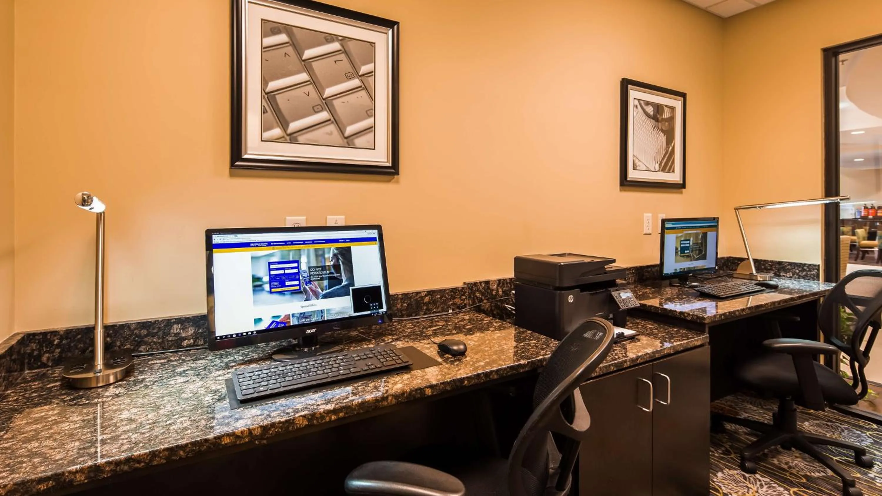 On site in Best Western Plus University Inn