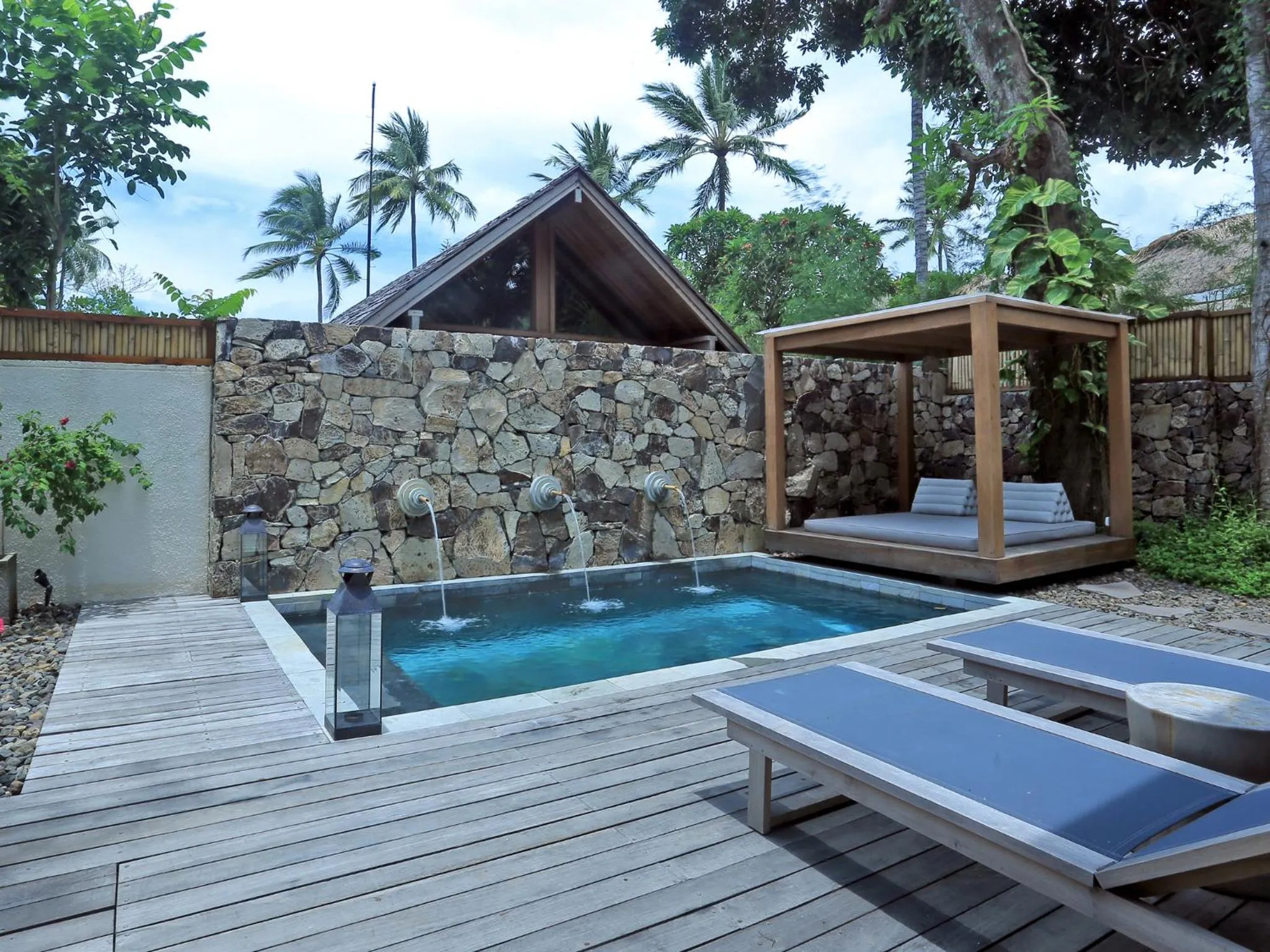 Pool view in Jeeva Santai Villas