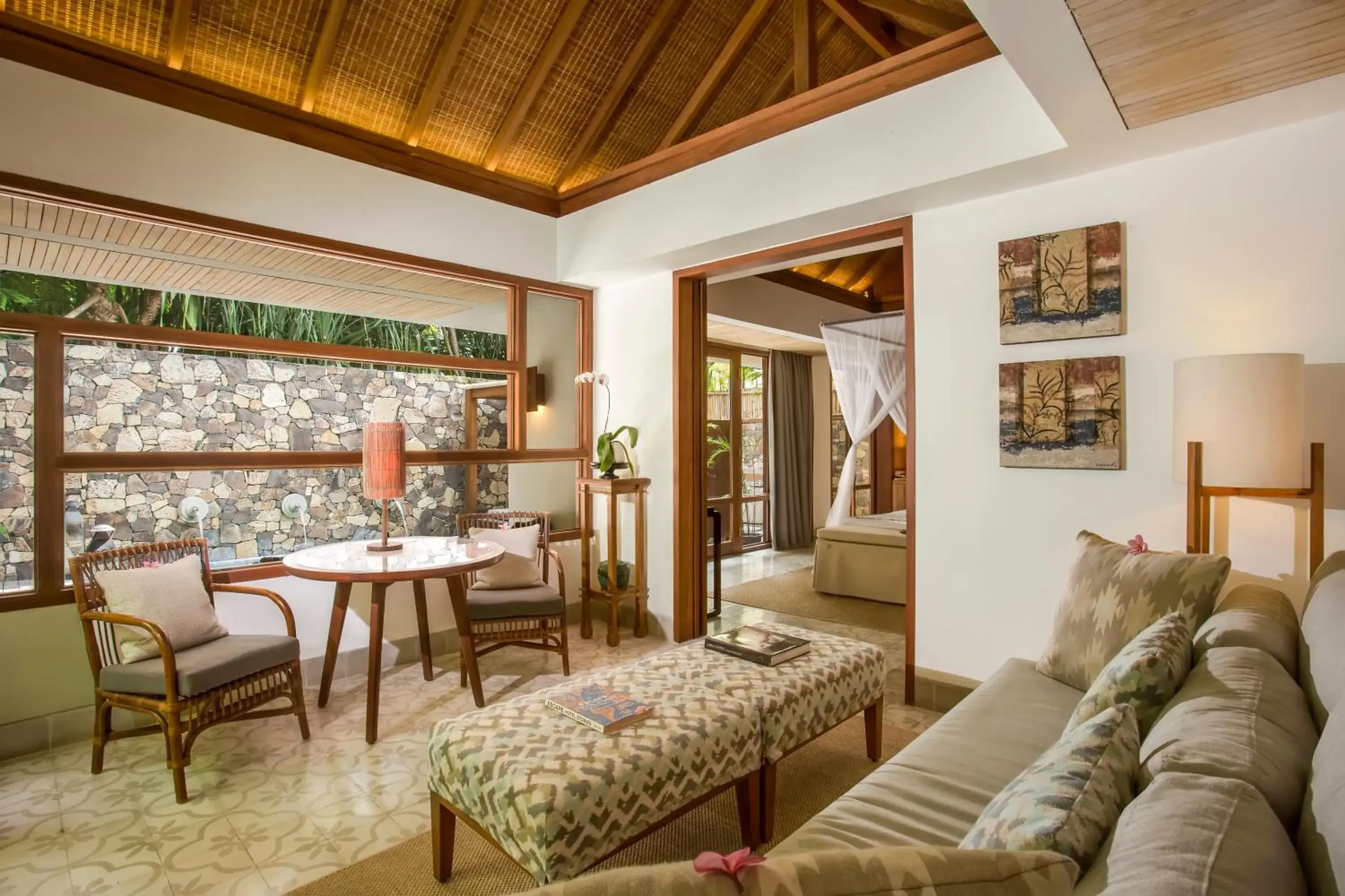 Living room in Jeeva Santai Villas Living room in Jeeva Santai Villas