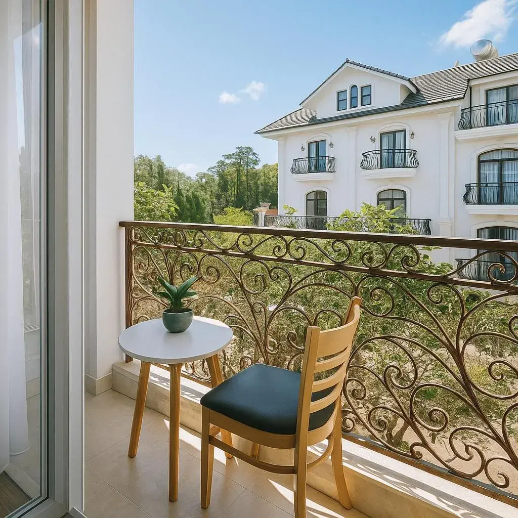 Balcony/Terrace in Tuan Thuy Hotel Balcony/Terrace in Tuan Thuy Hotel