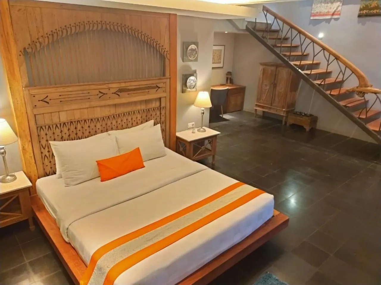 Bed in WARISAN Heritage Boutique Hotel