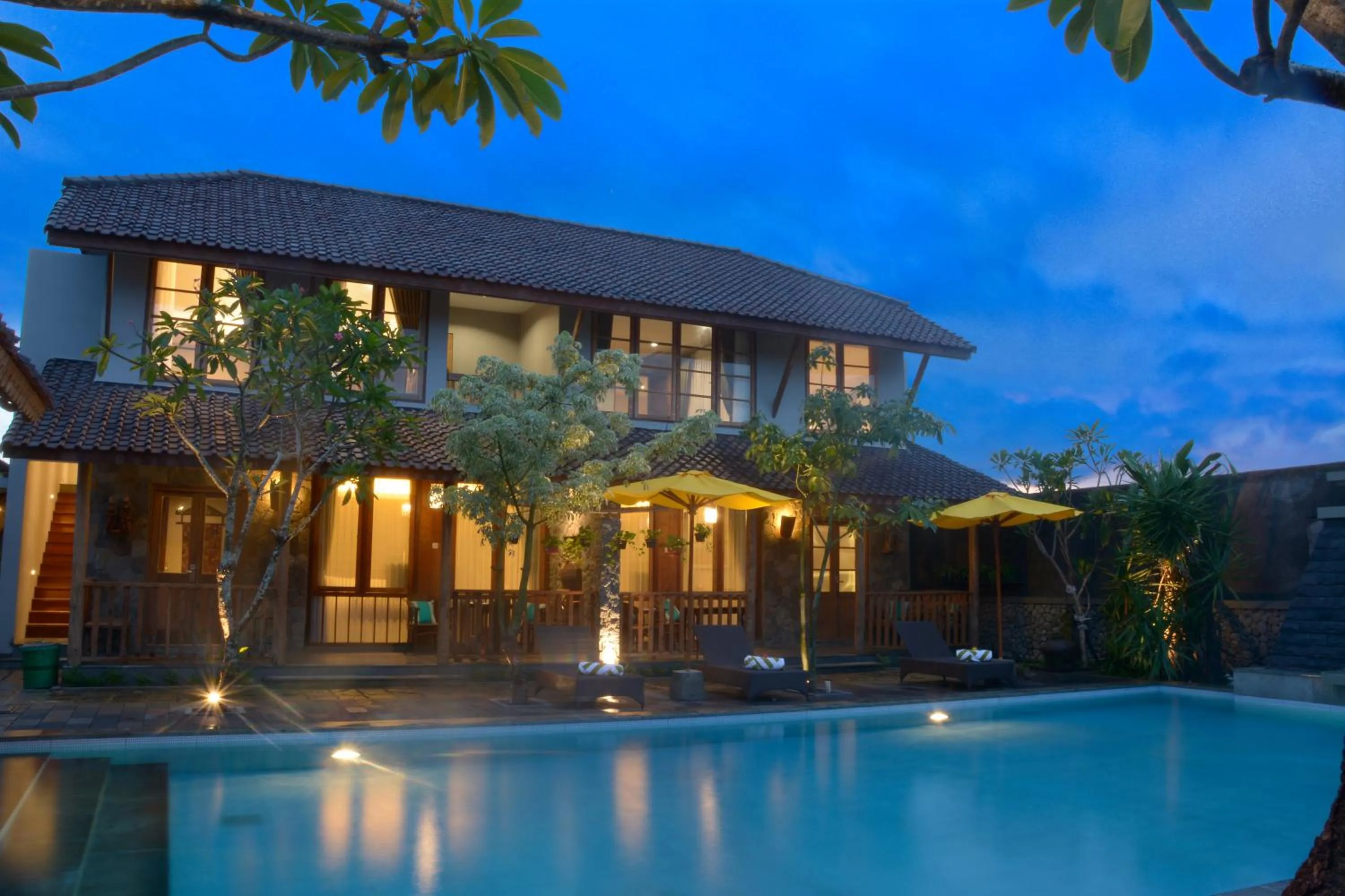 Swimming pool in WARISAN Heritage Boutique Hotel
