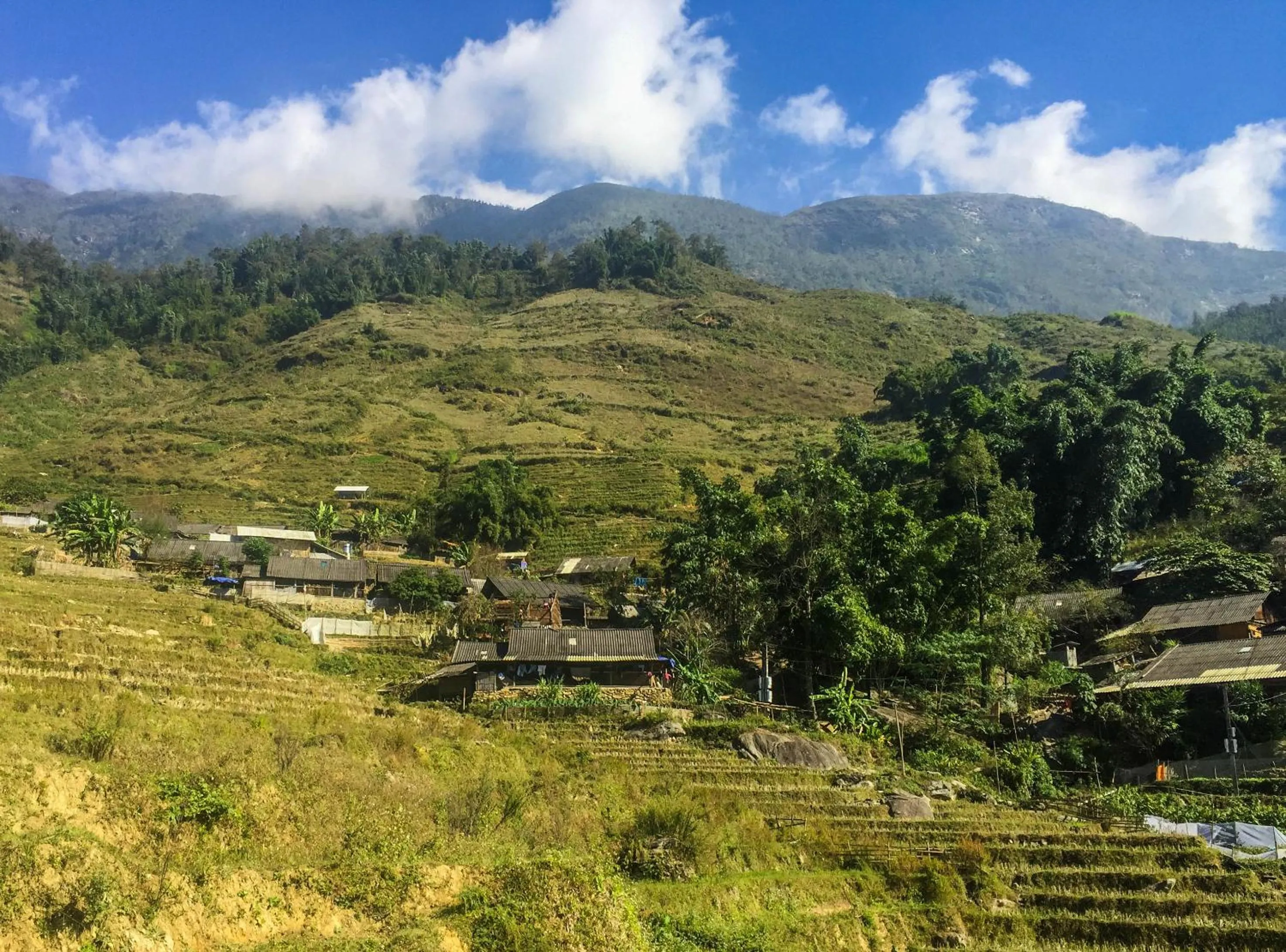 Mountain view in Mekhoo & Zizi Sapa Homestay
