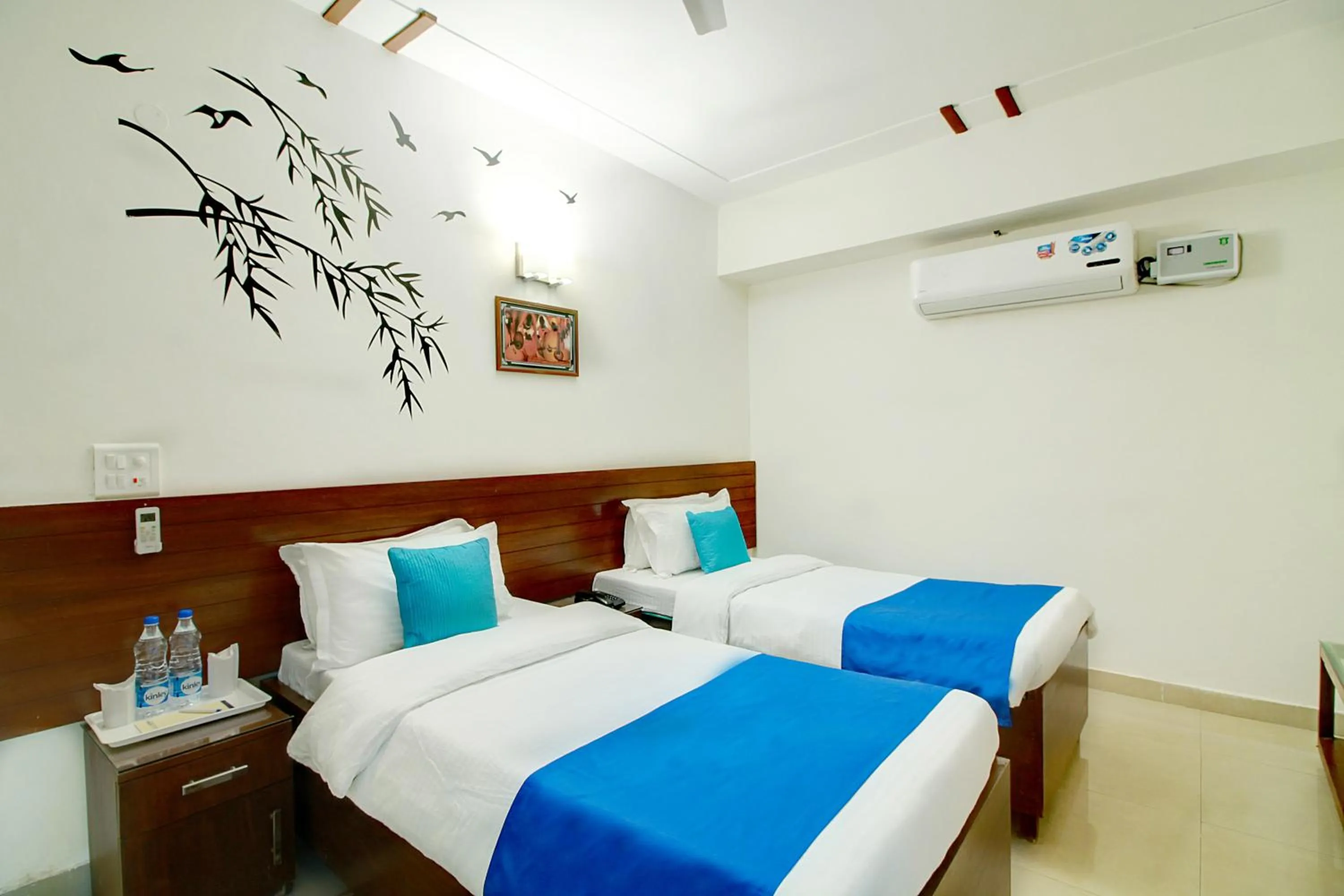 Bedroom, Bed in STAAYZ Premium Gurgaon