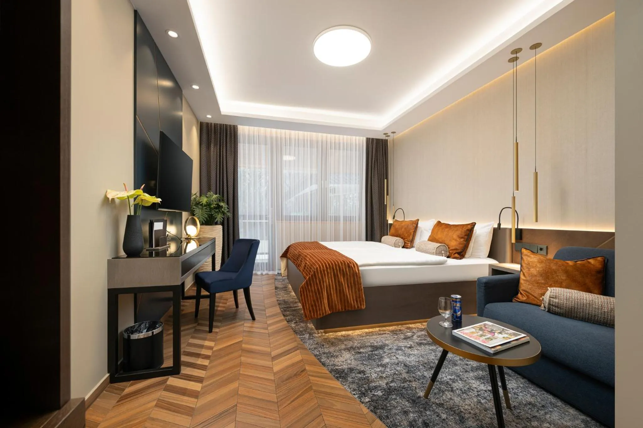 Bedroom, Bed in Avalon Resort & SPA