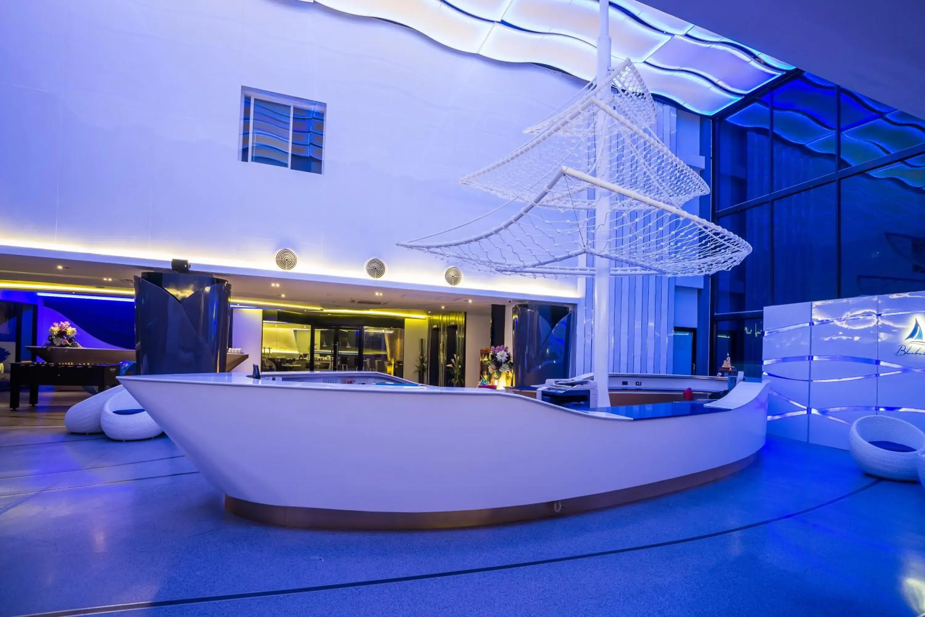 Property building in Blue Boat Hotel JC Property building in Blue Boat Hotel JC