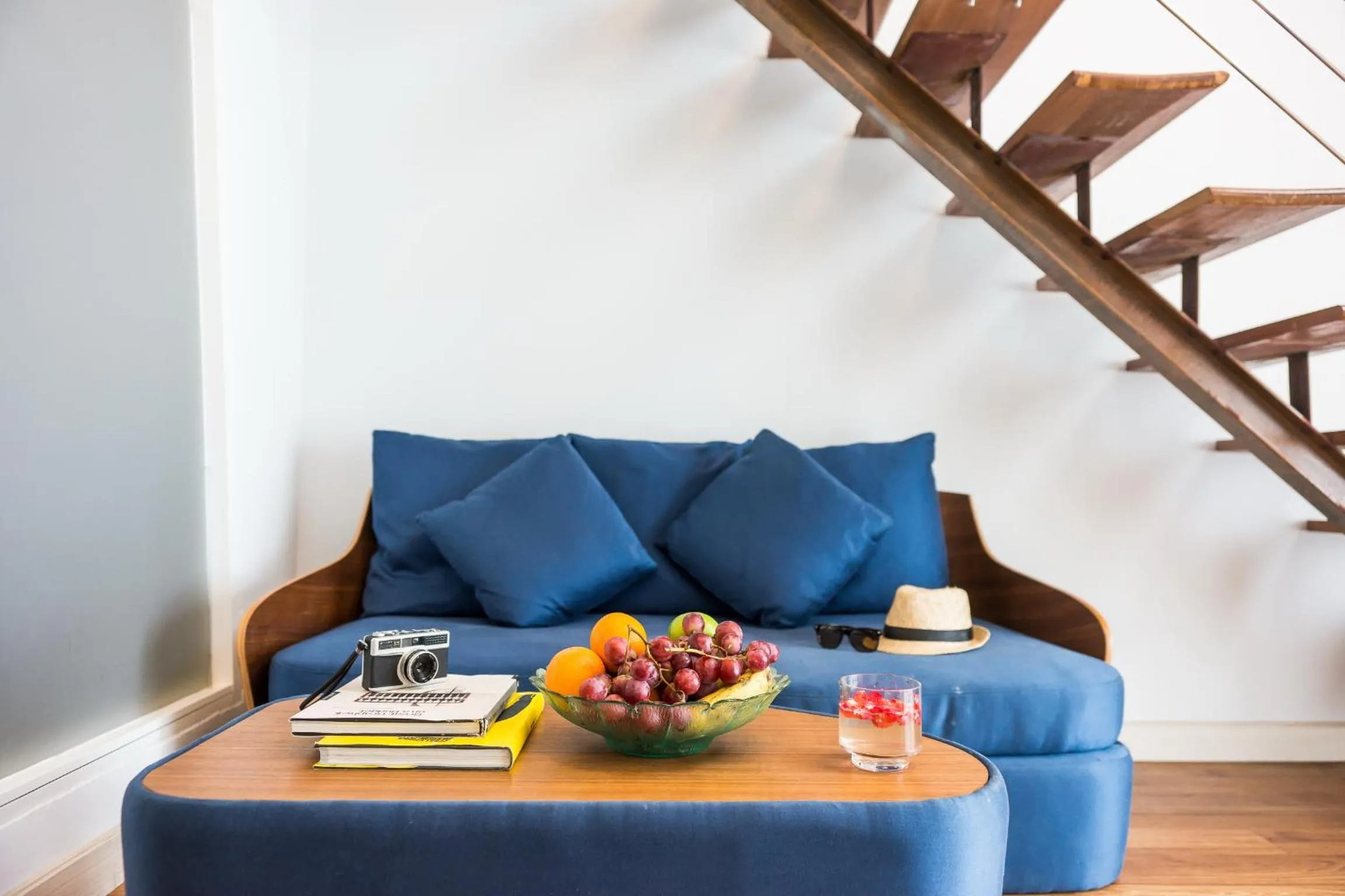 Seating area in Blue Boat Hotel JC