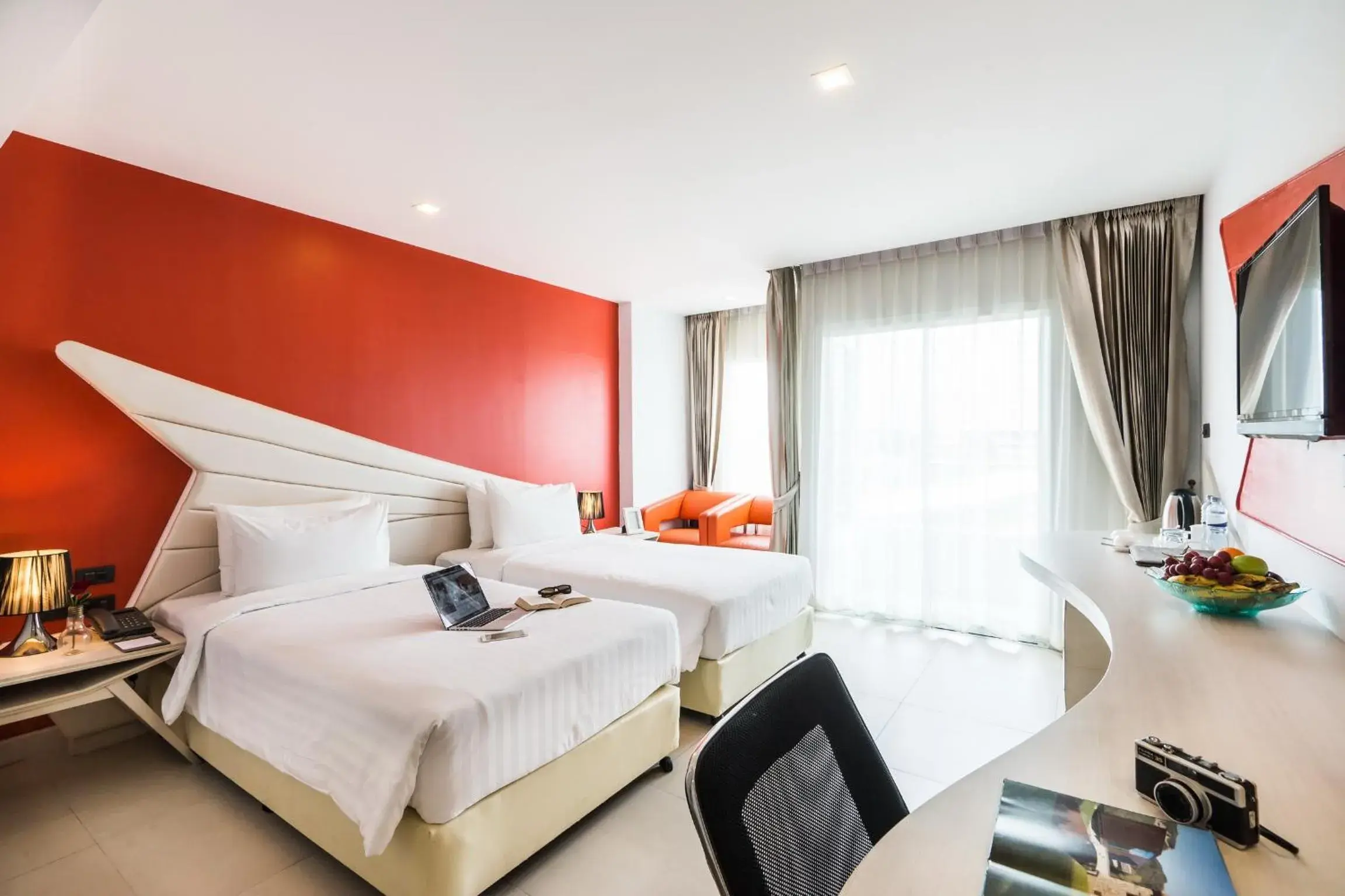 Day, Bed in Blue Boat Hotel JC Day, Bed in Blue Boat Hotel JC