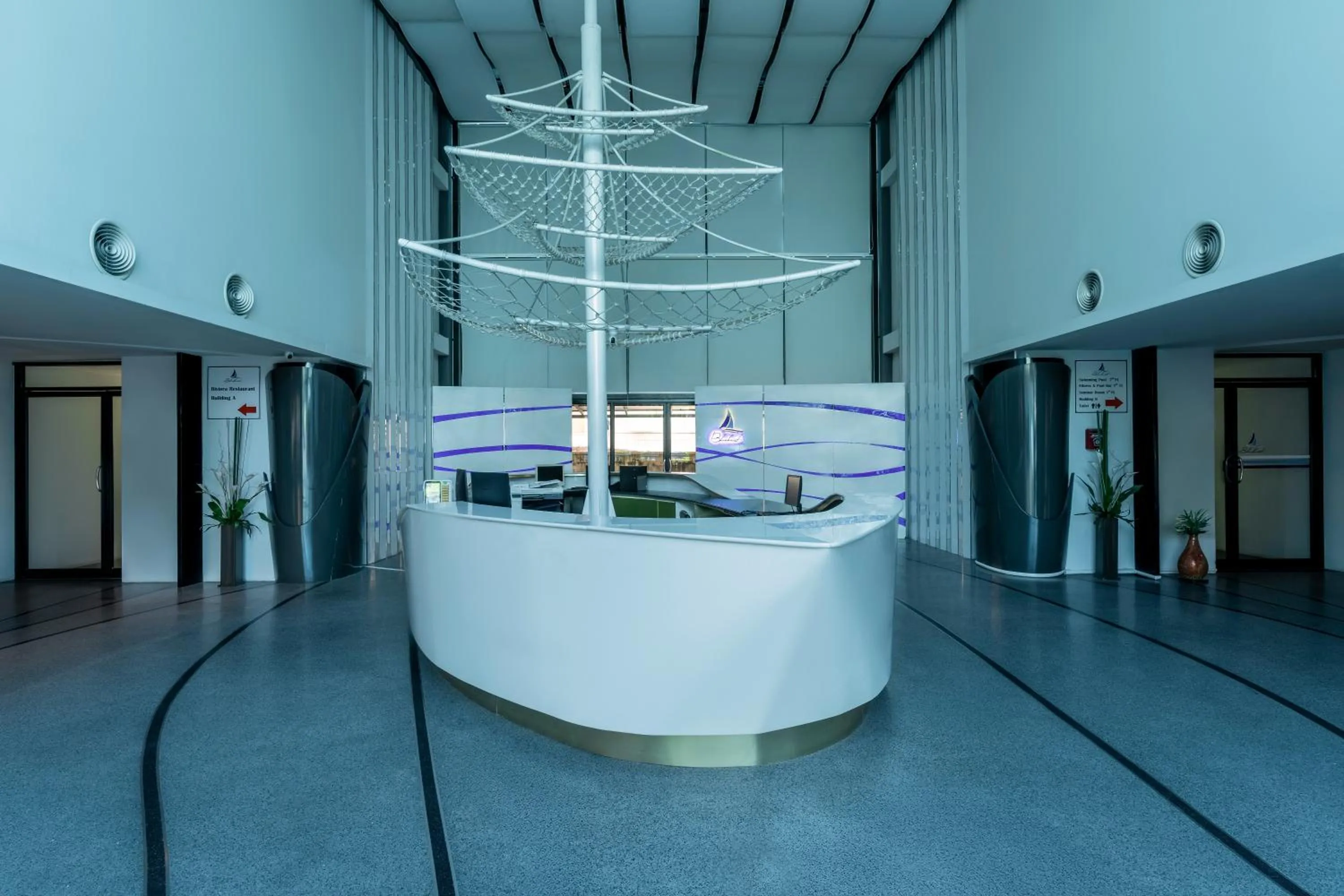 Lobby or reception in Blue Boat Hotel JC