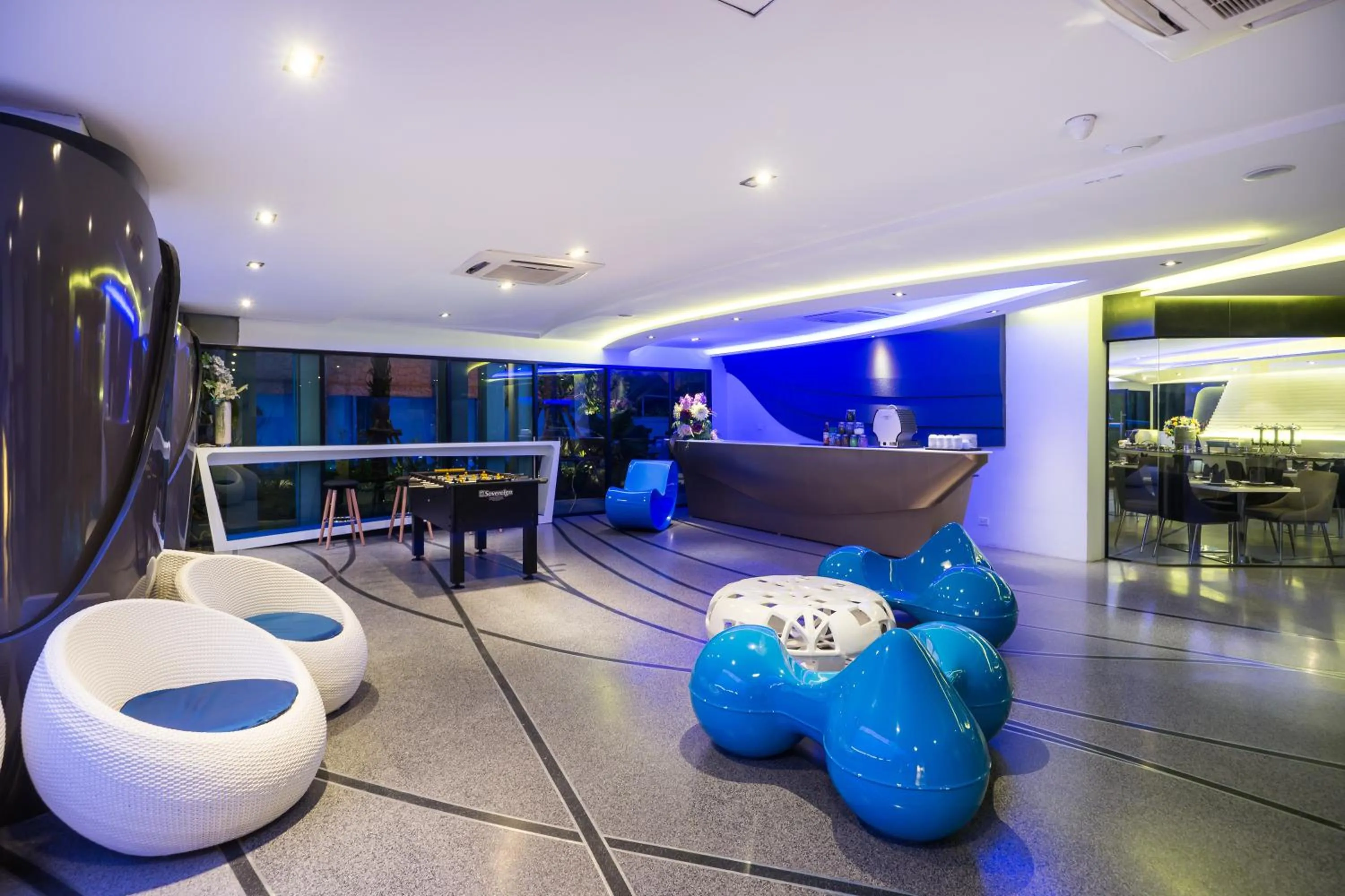 Property building in Blue Boat Hotel JC