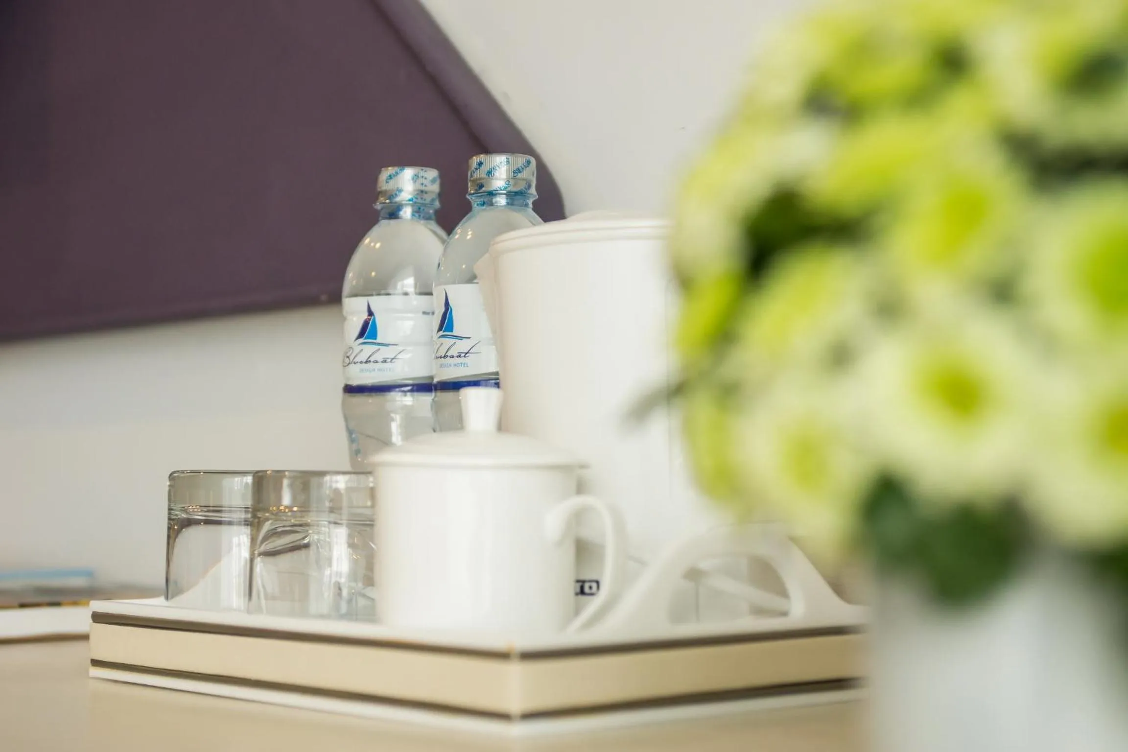 Decorative detail in Blue Boat Hotel JC