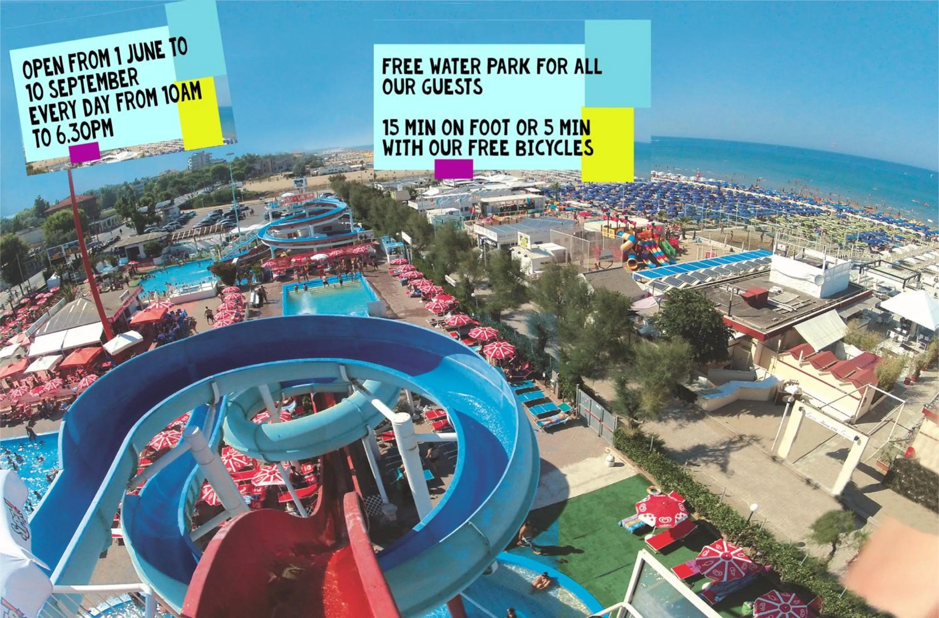 Aqua park in Hotel Giorg - WaterPark Free Entrance