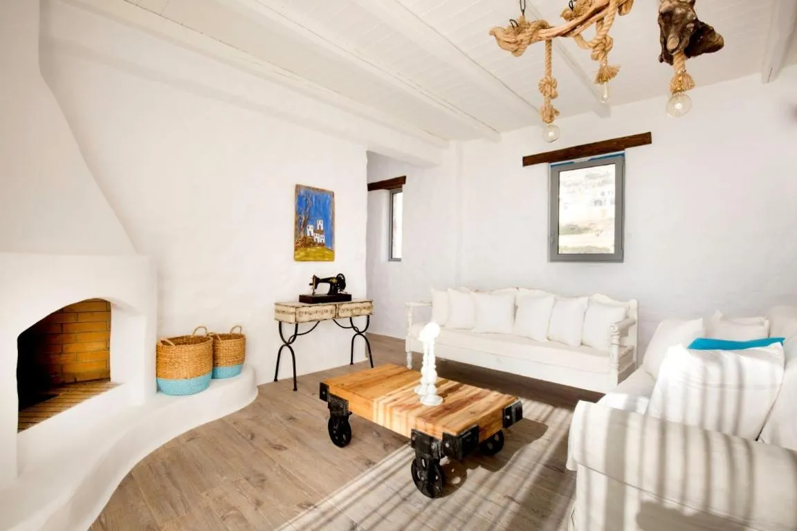 Living room in Axiotheaton Villas
