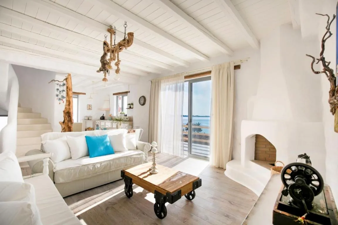 Living room in Axiotheaton Villas