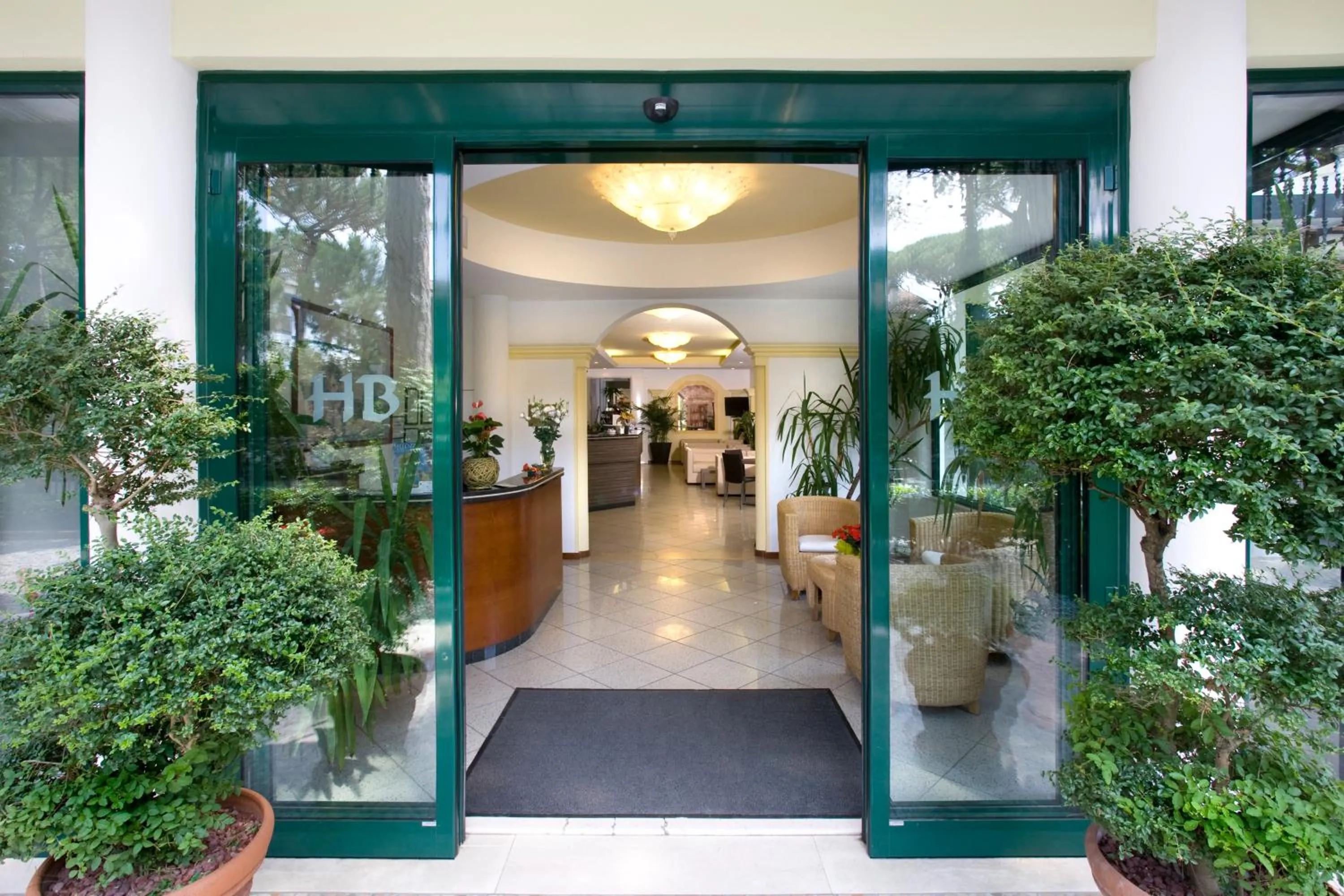 Lobby or reception in Hotel Boccaccio-free parking-