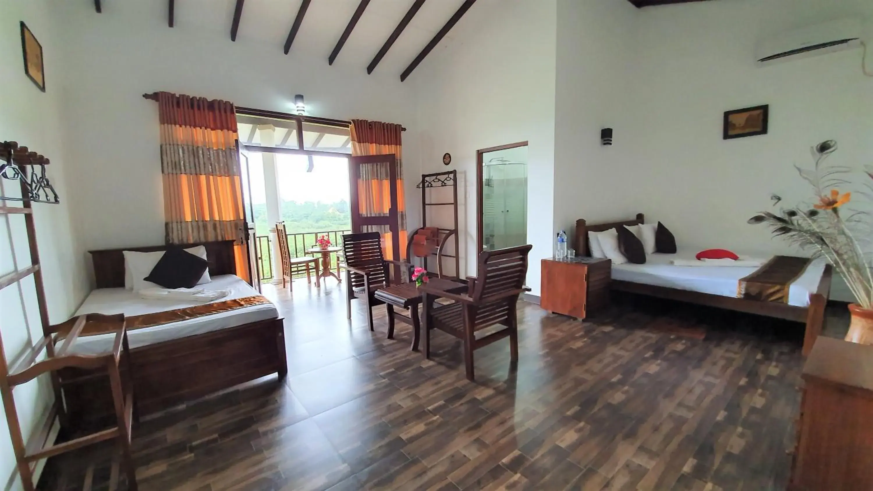 Triple Room with Balcony - single occupancy in Dhammika Magic Palace Triple Room with Balcony - single occupancy in Dhammika Magic Palace