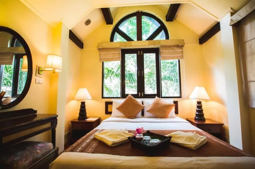 Bed in Natural Park Resort Pattaya