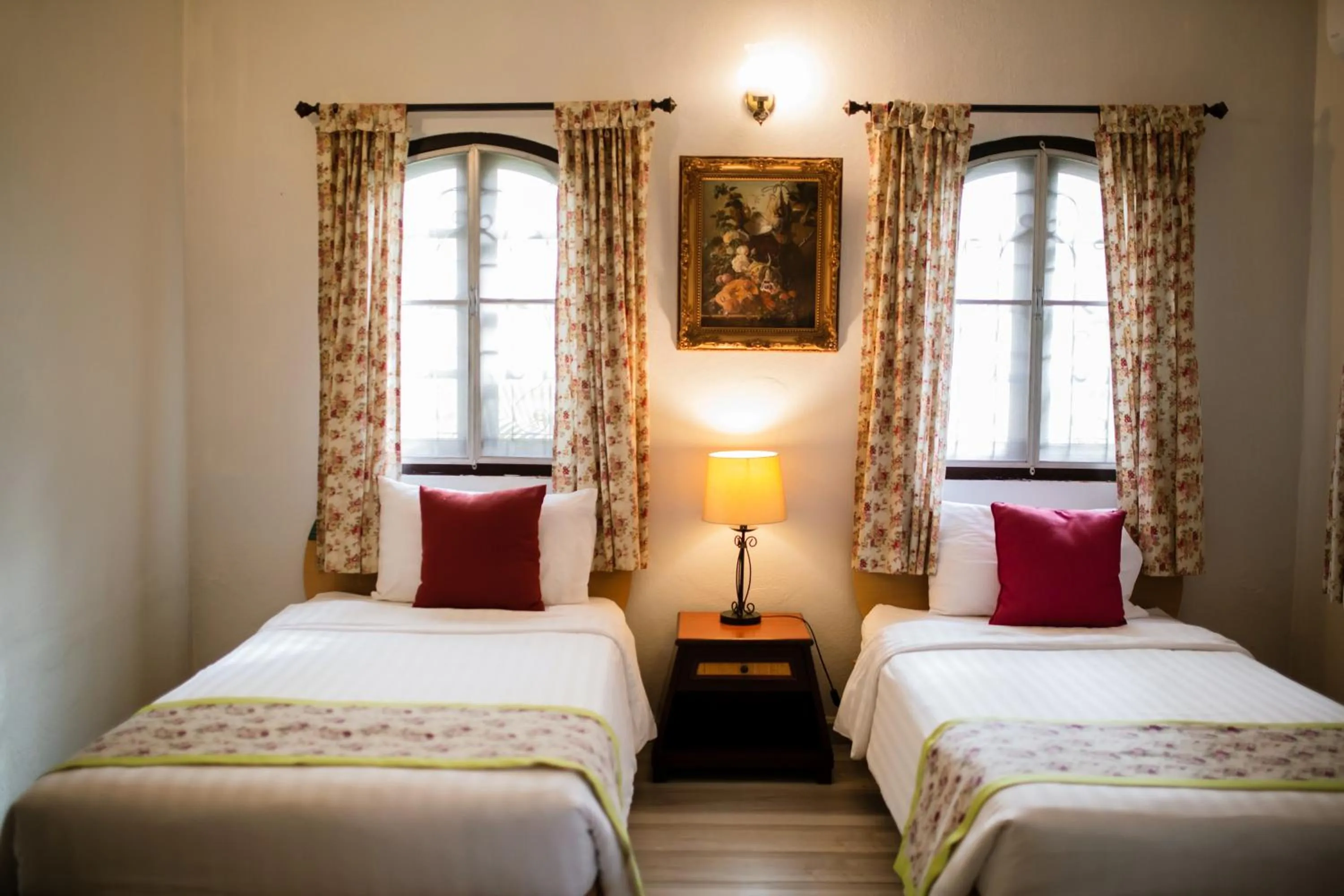 Bed in Natural Park Resort Pattaya