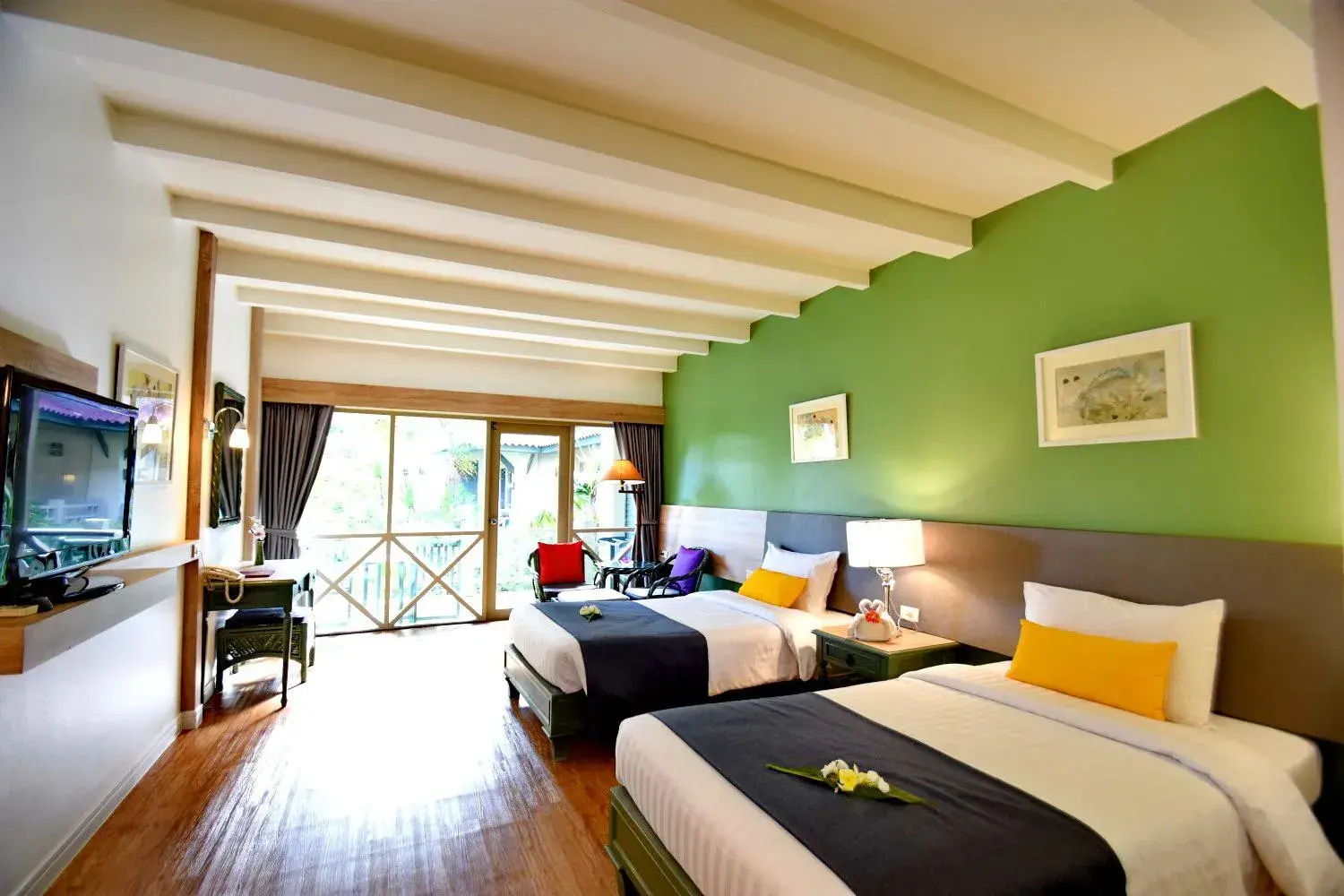 Bedroom, Bed in Natural Park Resort