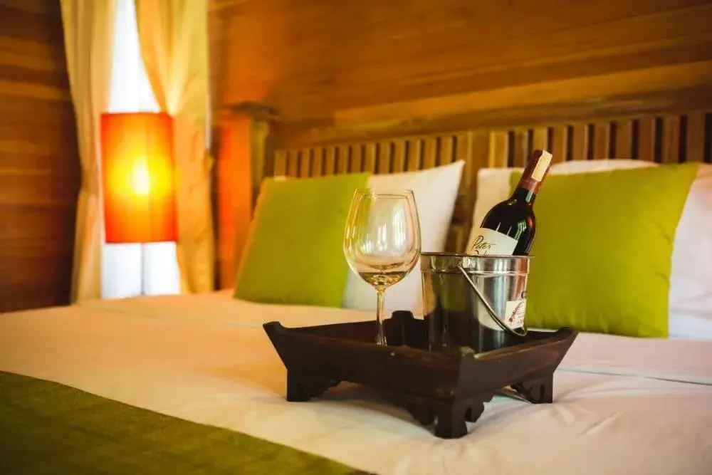 Alcoholic drinks, Bed in Natural Park Resort