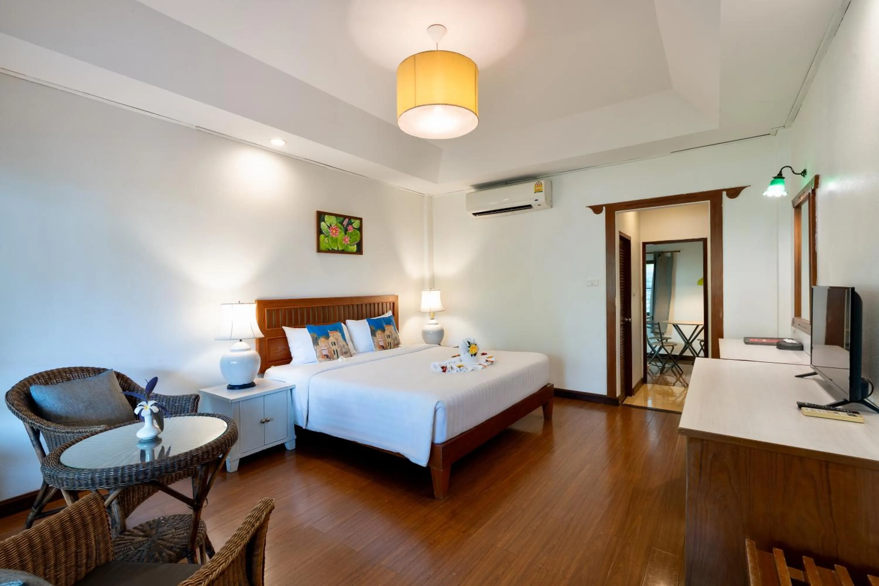 Bed in Natural Park Resort Pattaya