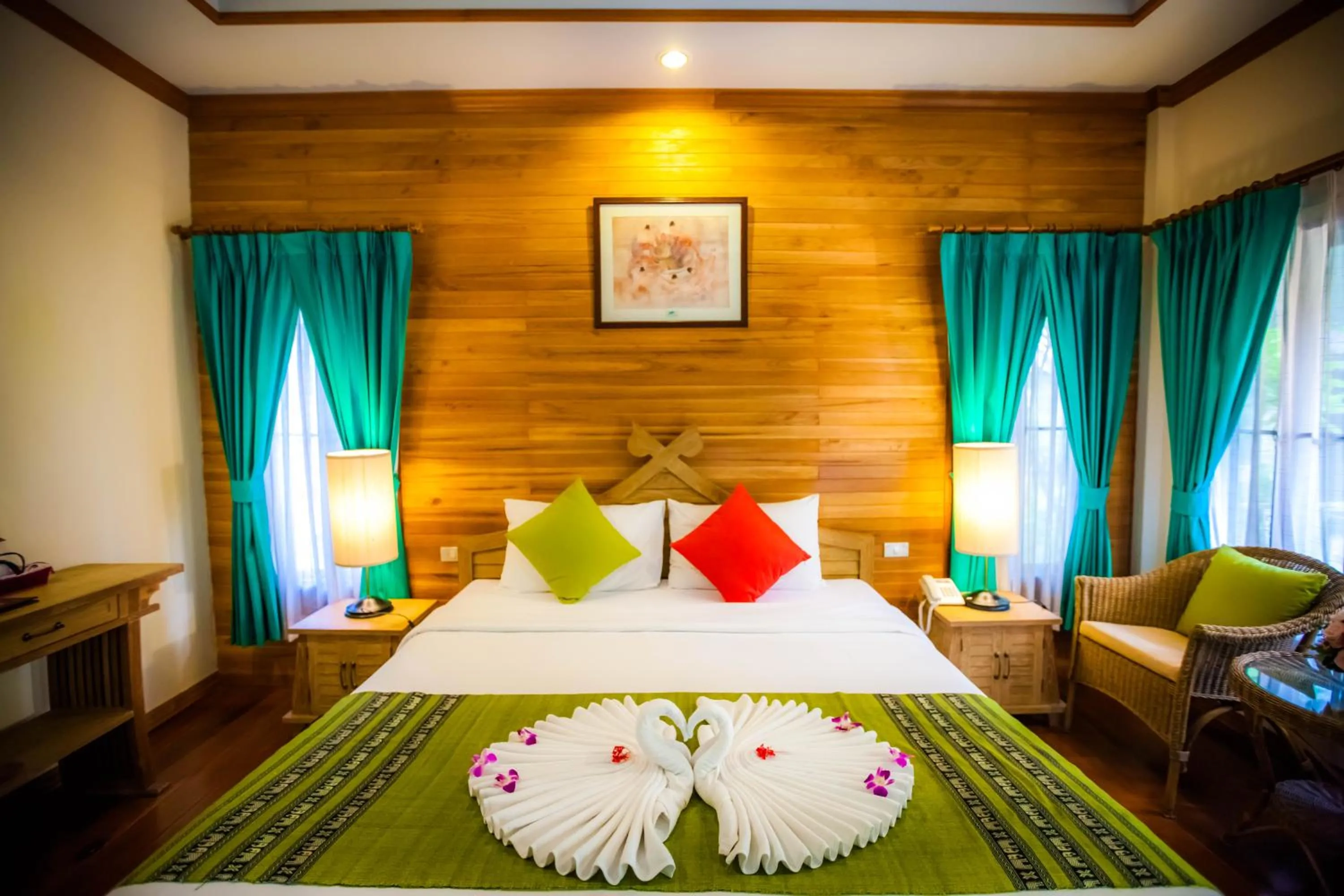 Bedroom, Bed in Natural Park Resort Pattaya