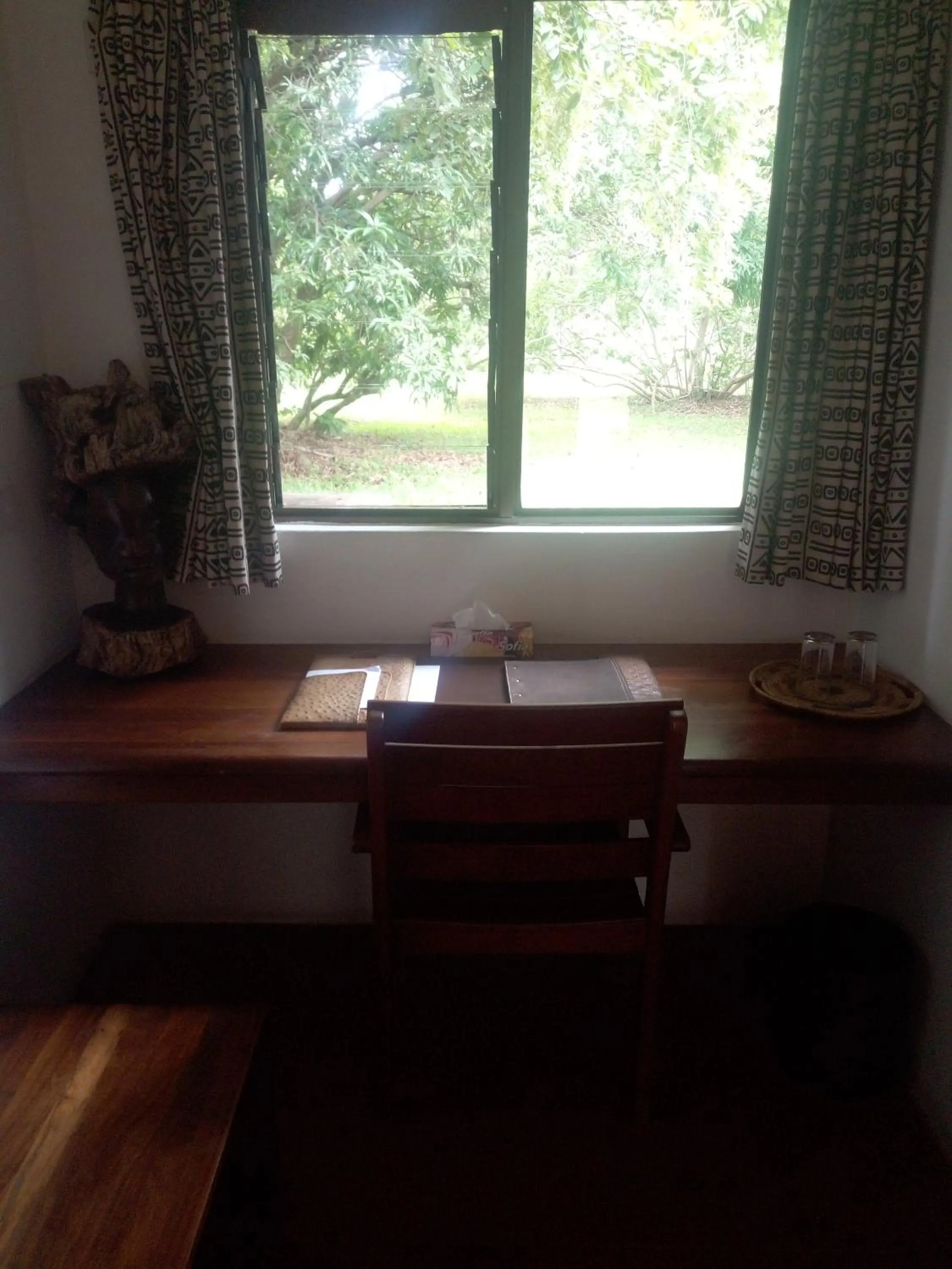 Seating area in Chaminuka Lodge