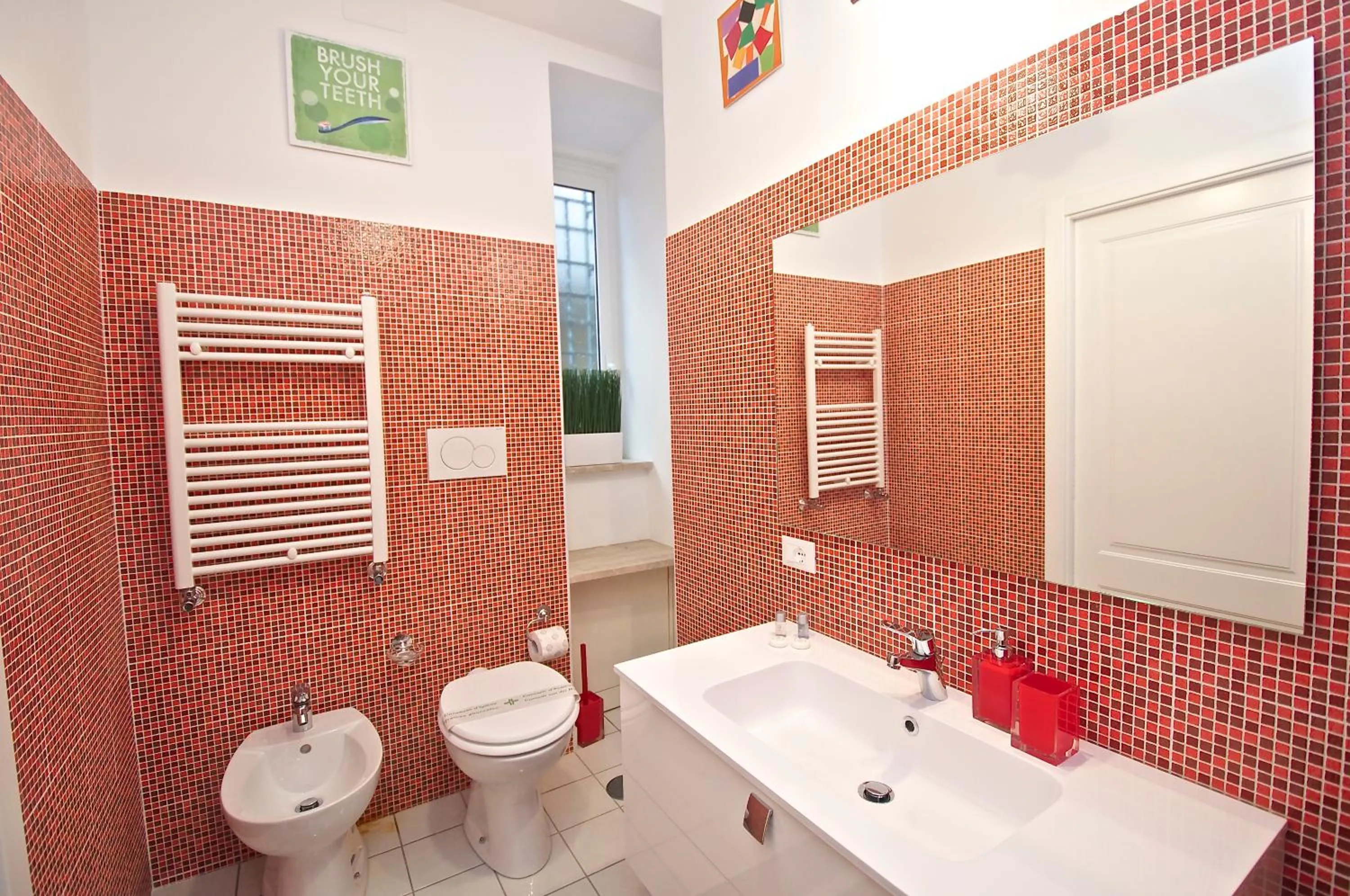 Bathroom in Flaminio Butterfly House