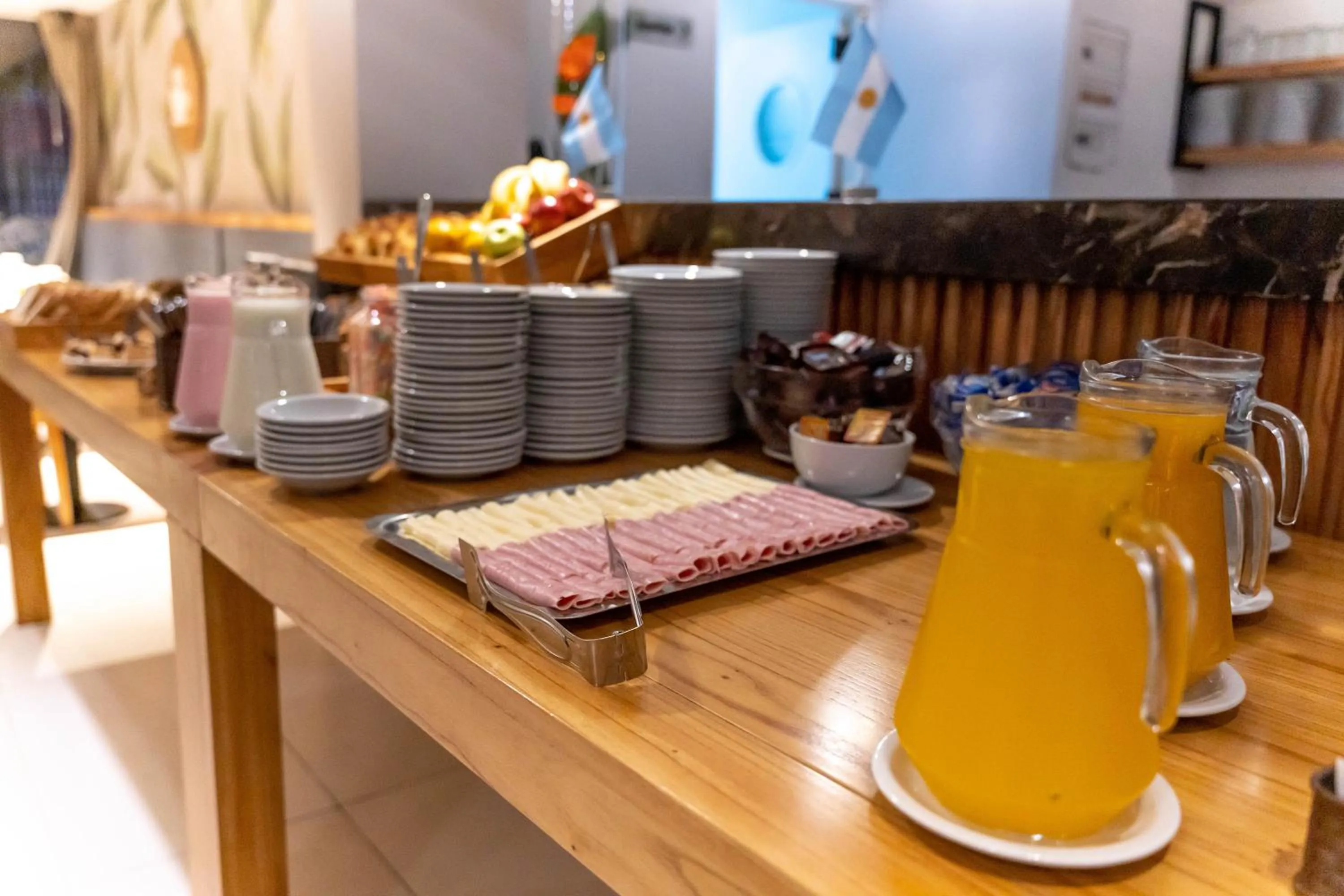 Breakfast in O2 Hotel Mar del Plata