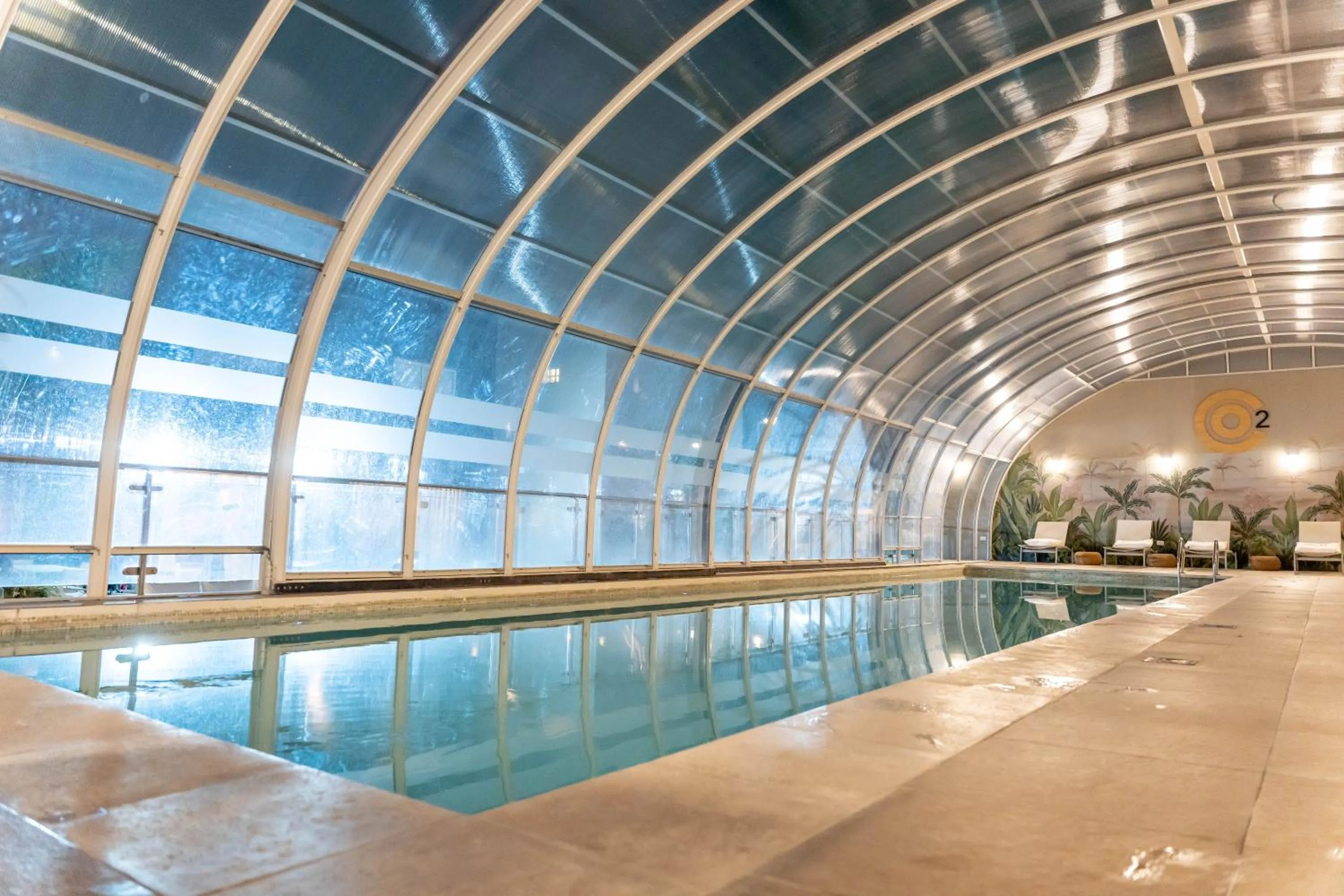 Pool view in O2 Hotel Mar del Plata