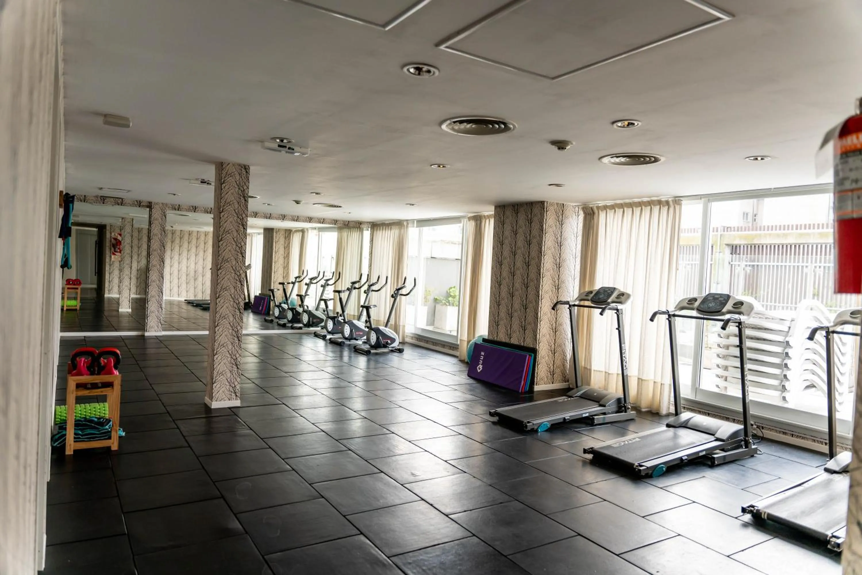 Fitness centre/facilities in O2 Hotel Mar del Plata