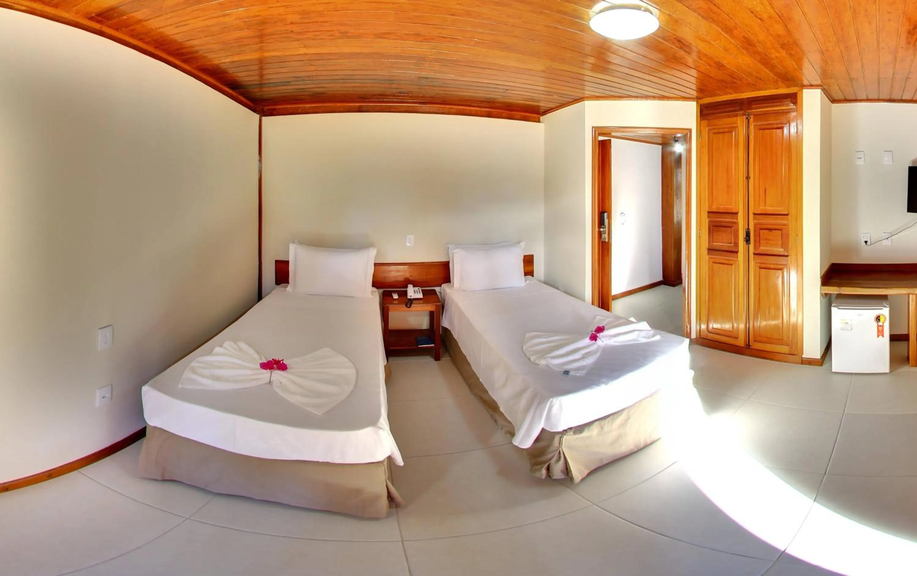 Bed in Makaira Beach Resort