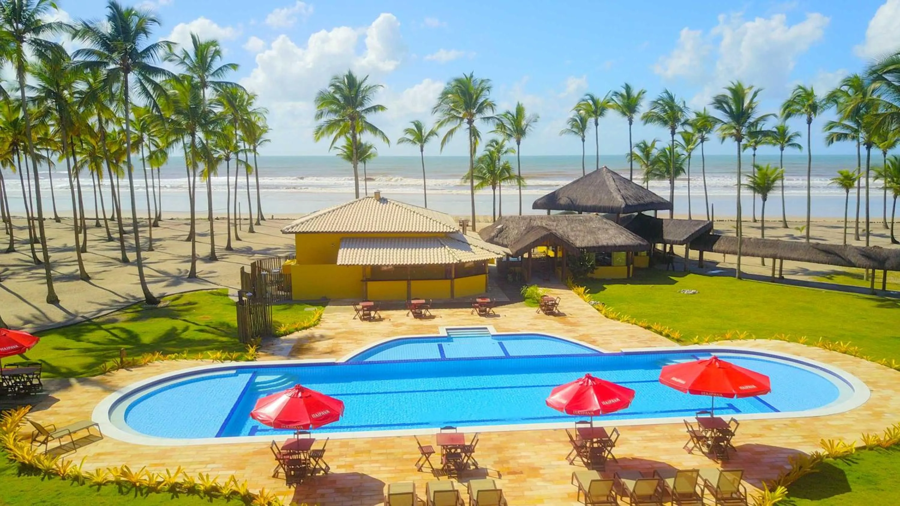 Pool view in Makaira Beach Resort