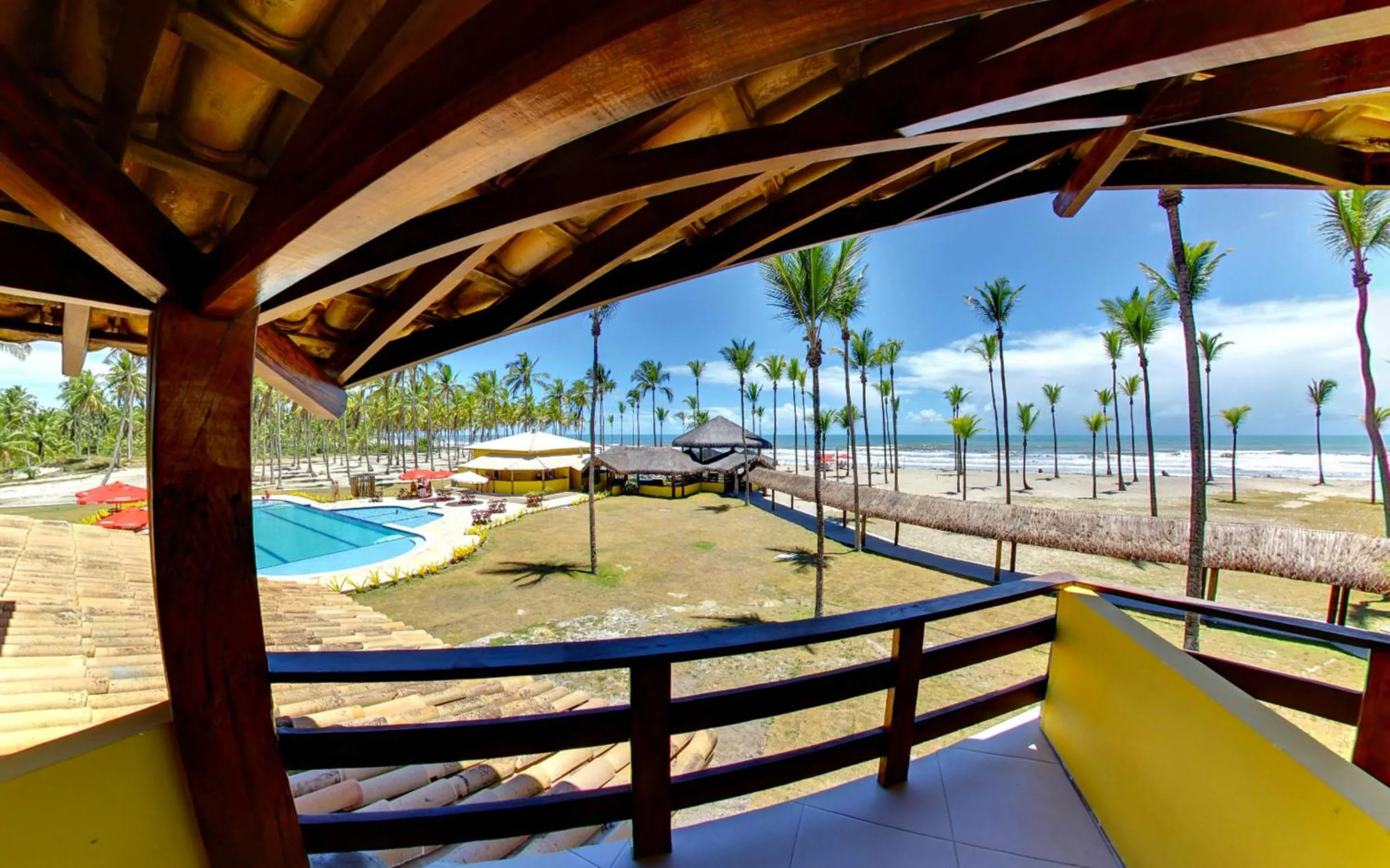 Pool view in Makaira Beach Resort