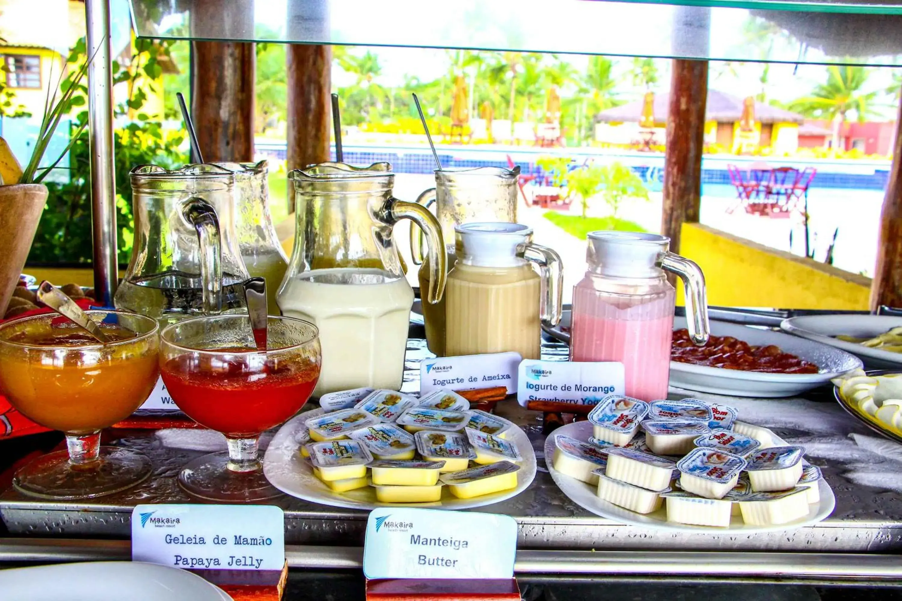 Continental breakfast in Makaira Beach Resort Continental breakfast in Makaira Beach Resort