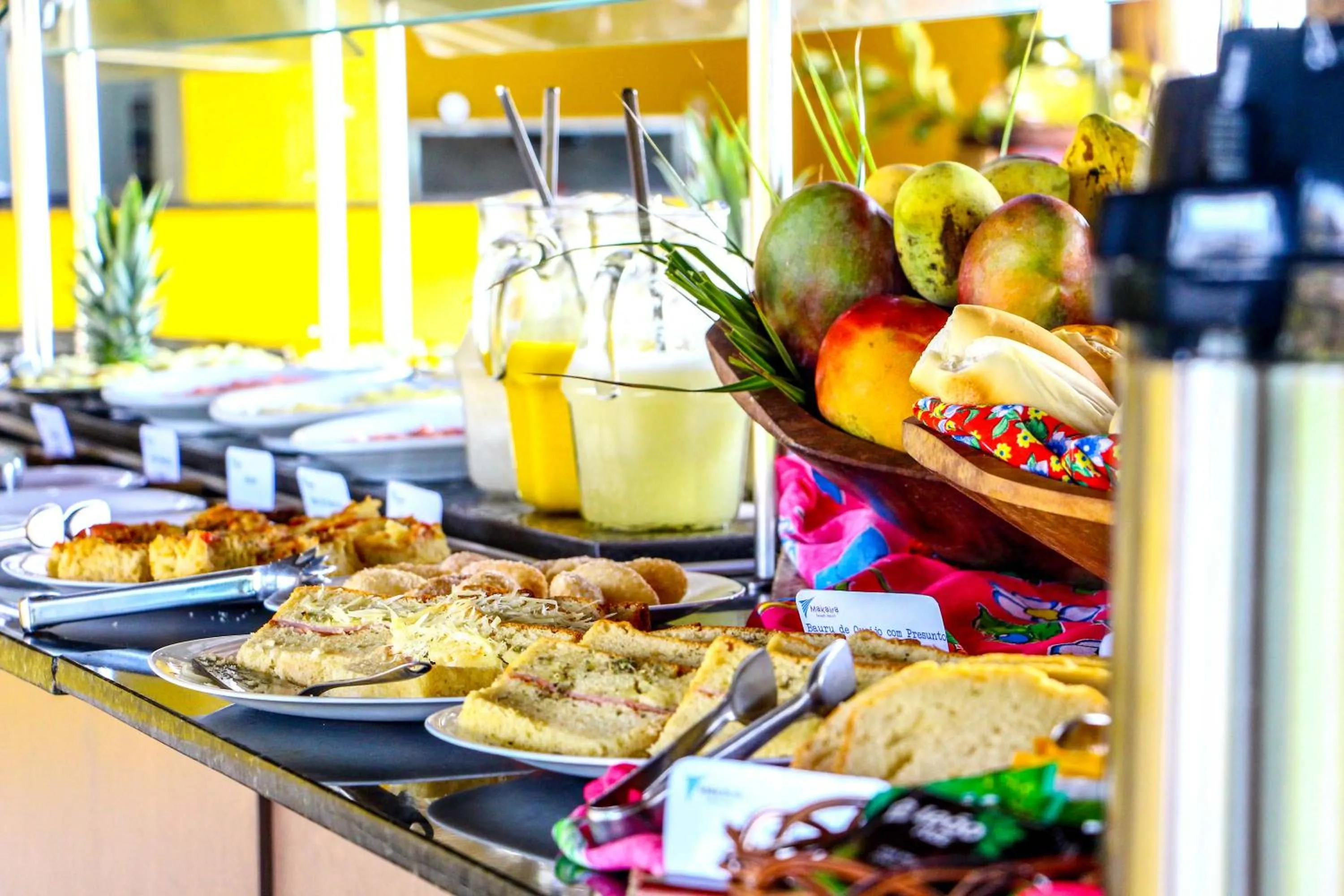 Continental breakfast in Makaira Beach Resort