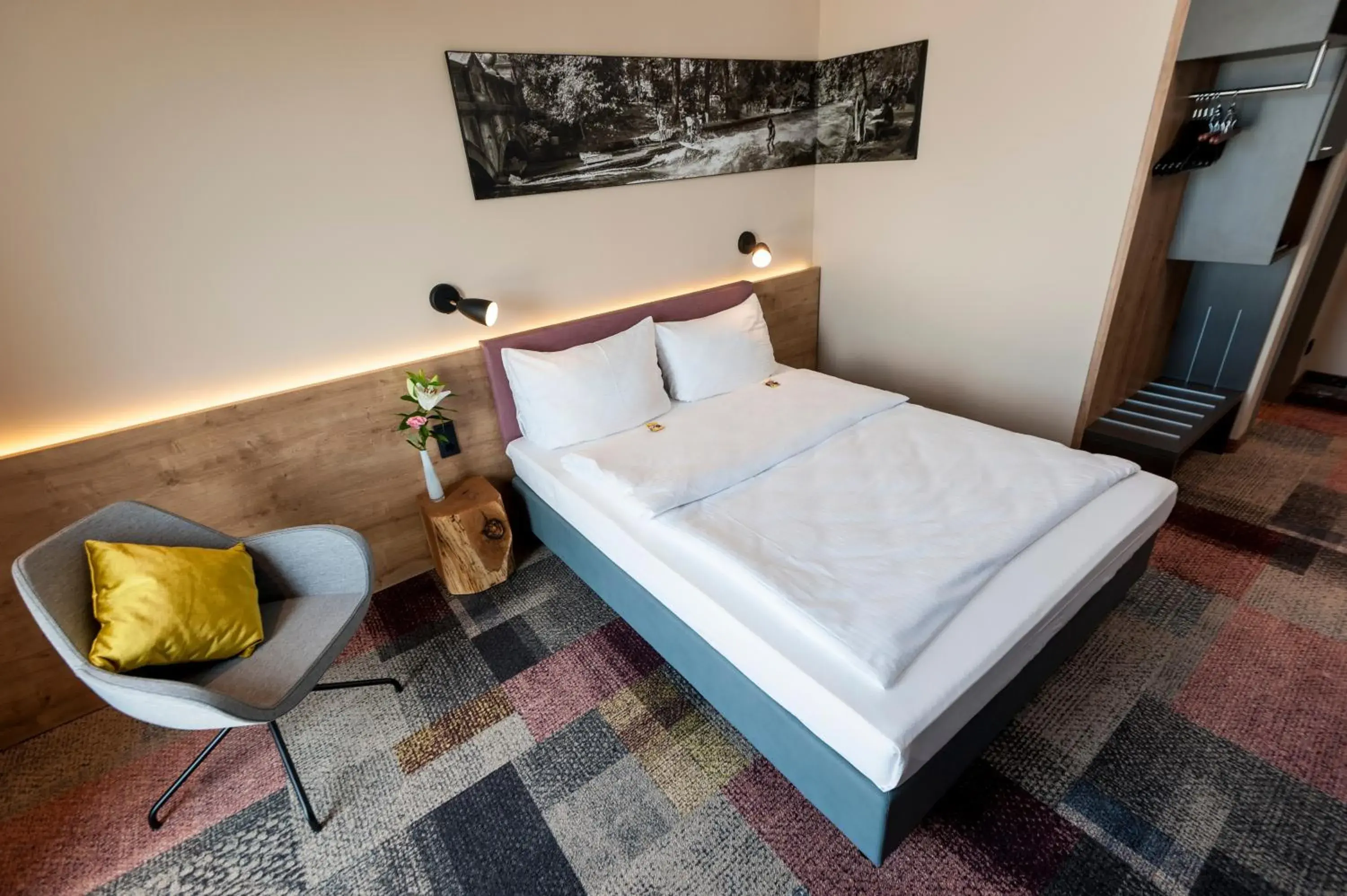 Bed in BEST WESTERN Hotel The K Unterföhring Bed in BEST WESTERN Hotel The K Unterföhring